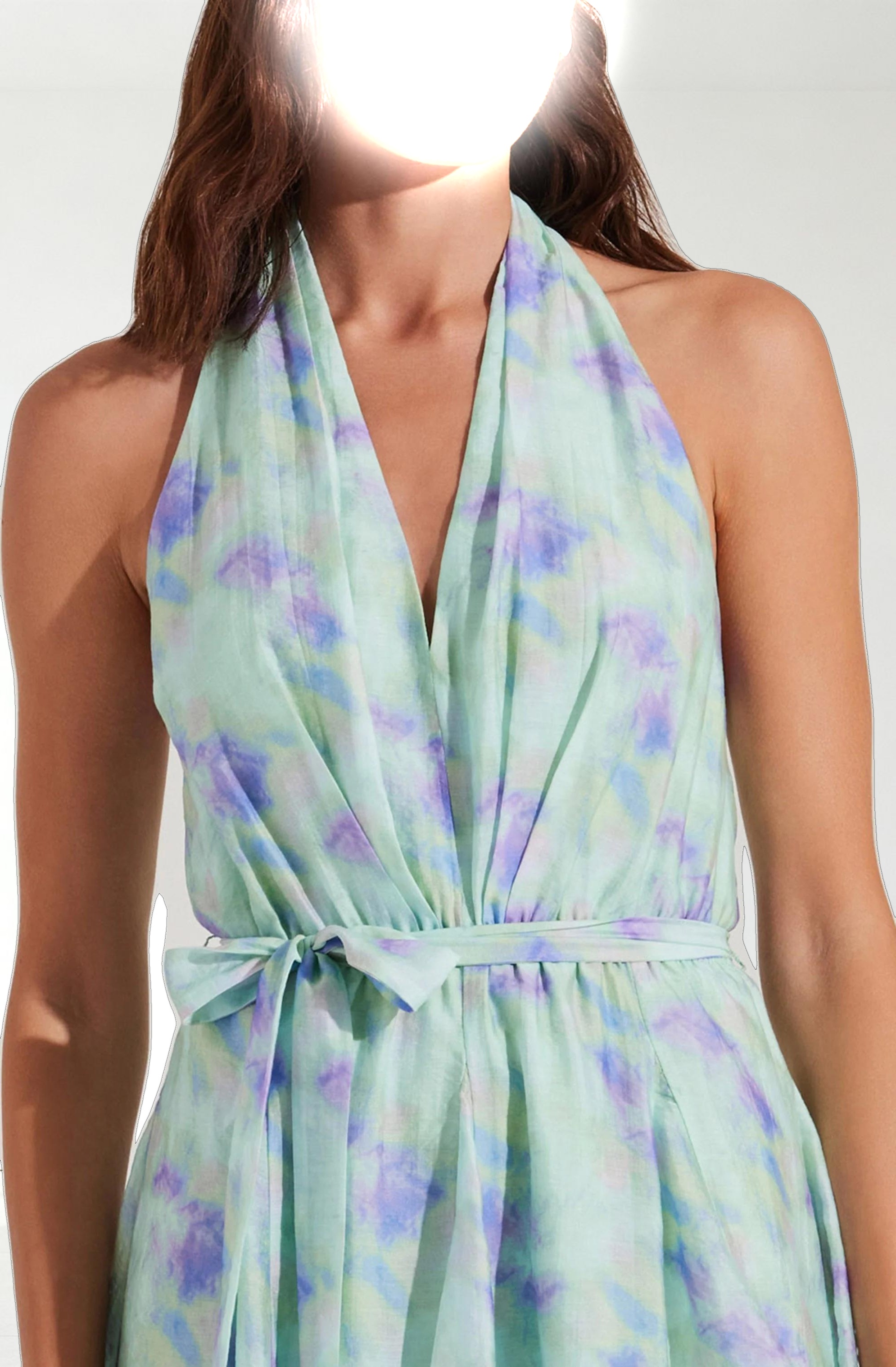 Clare Halter Neck Mini Dress