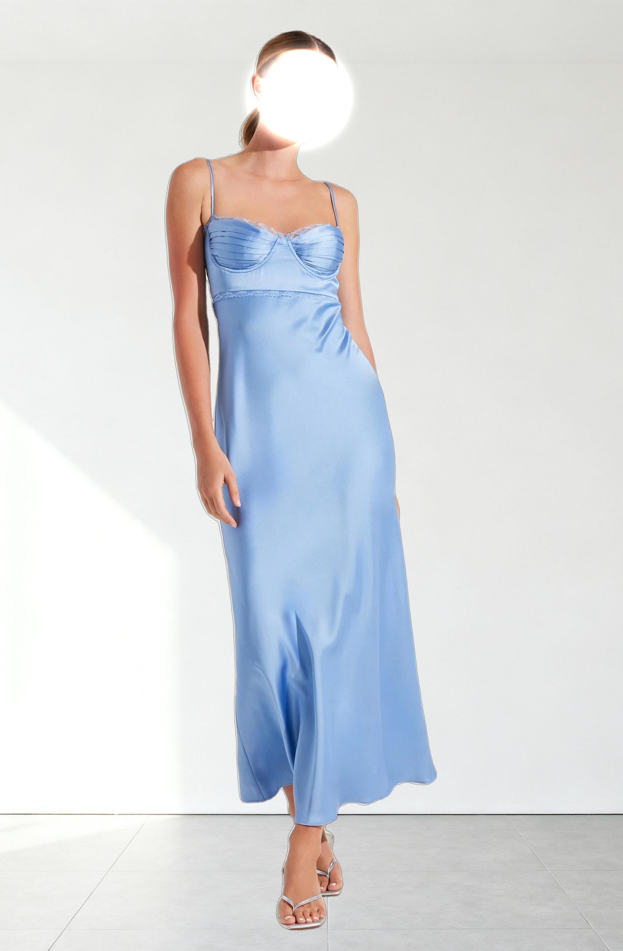 Florianne Satin Maxi Dress