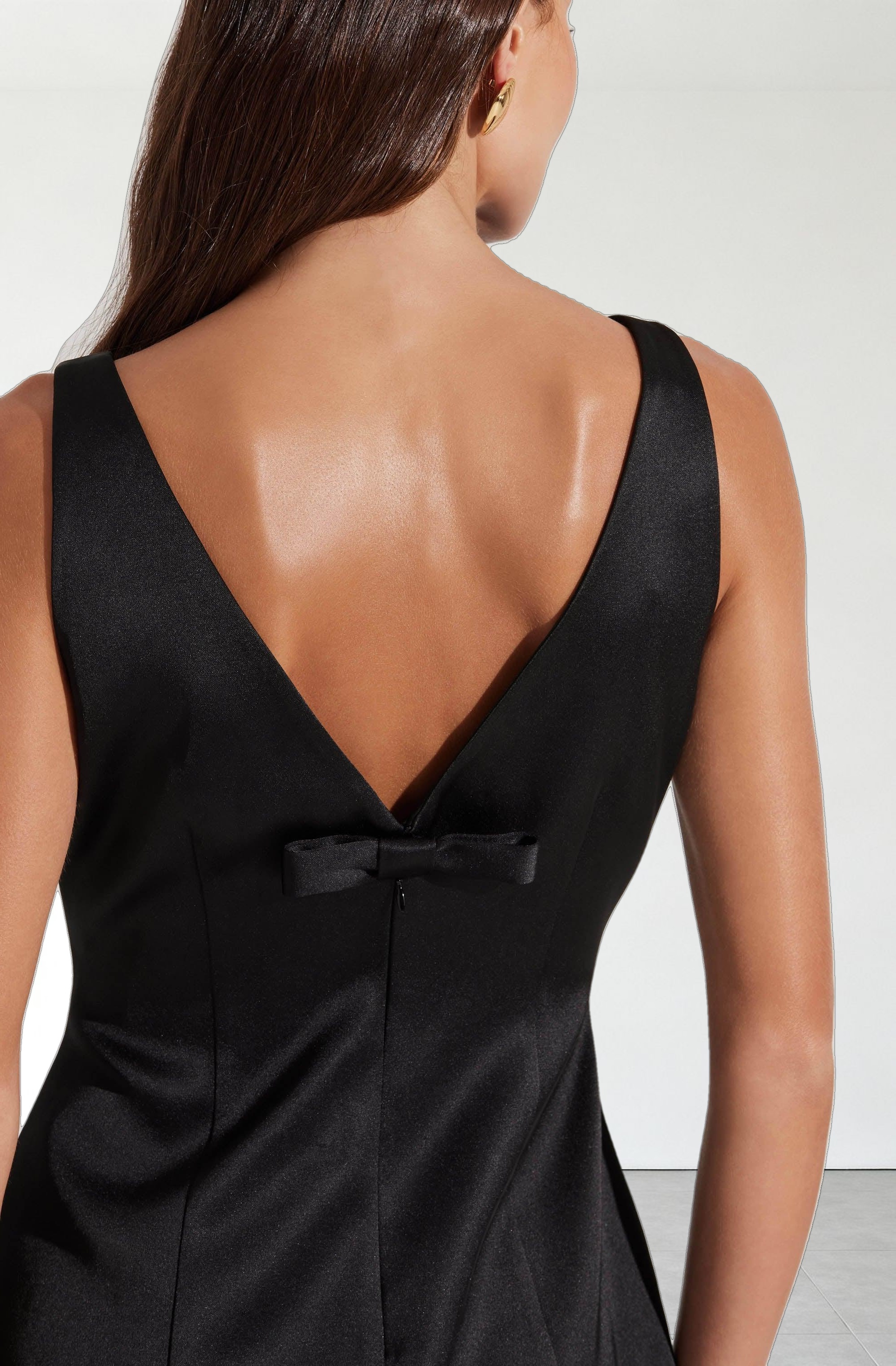 Alisanne Satin Mini Dress