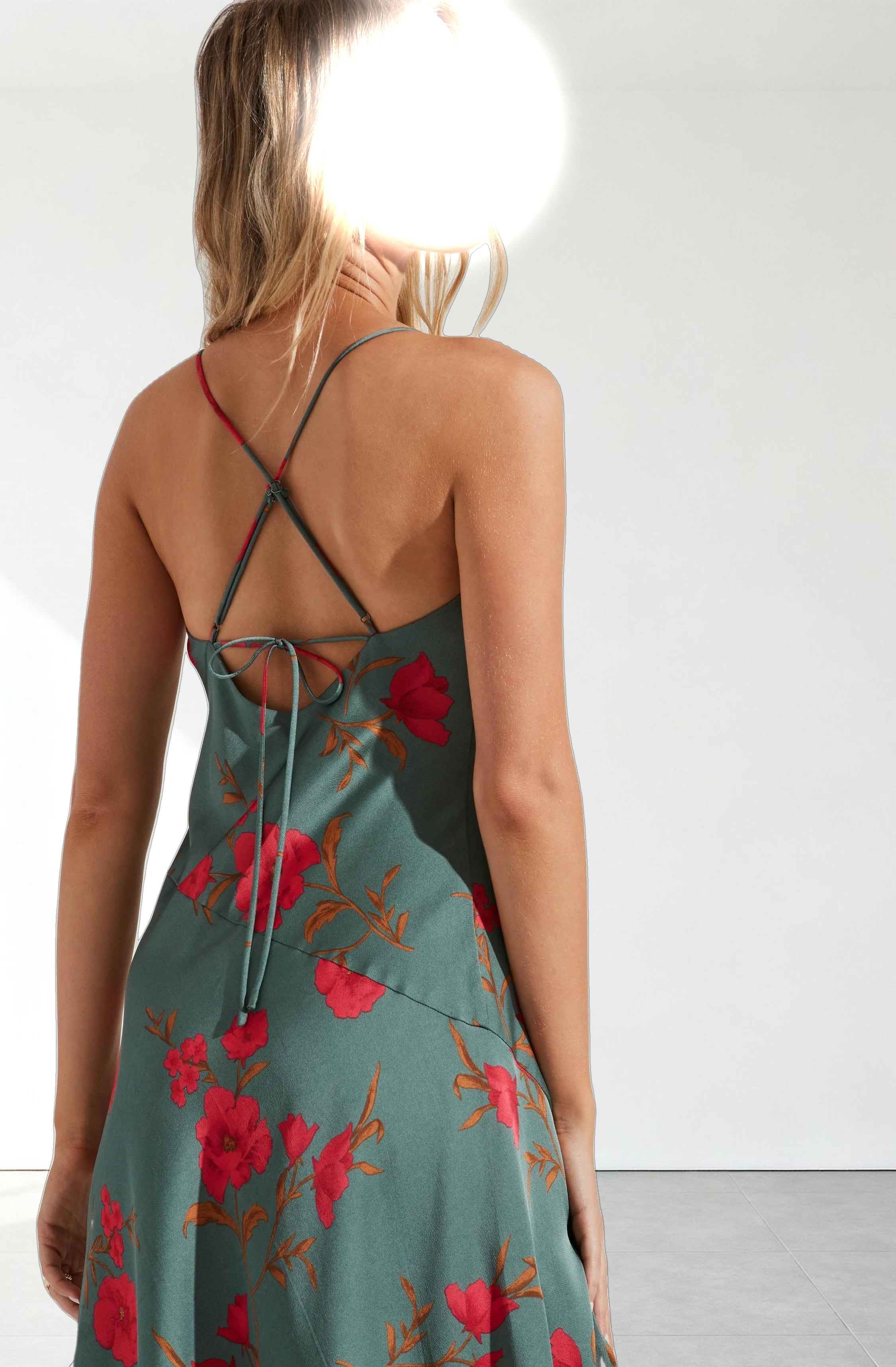 Gaia Floral Midi Dress