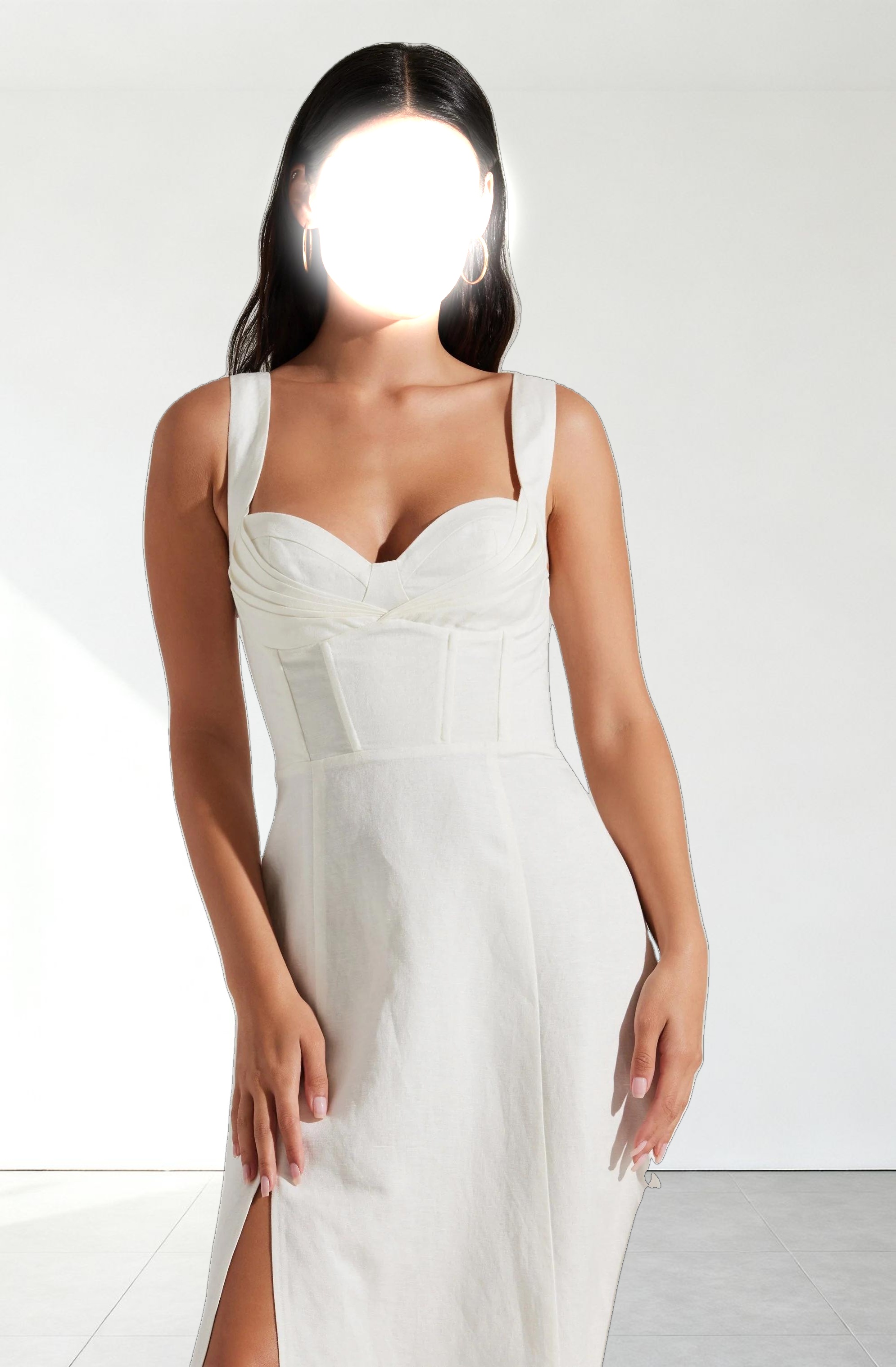 Estella Corset Midi Dress