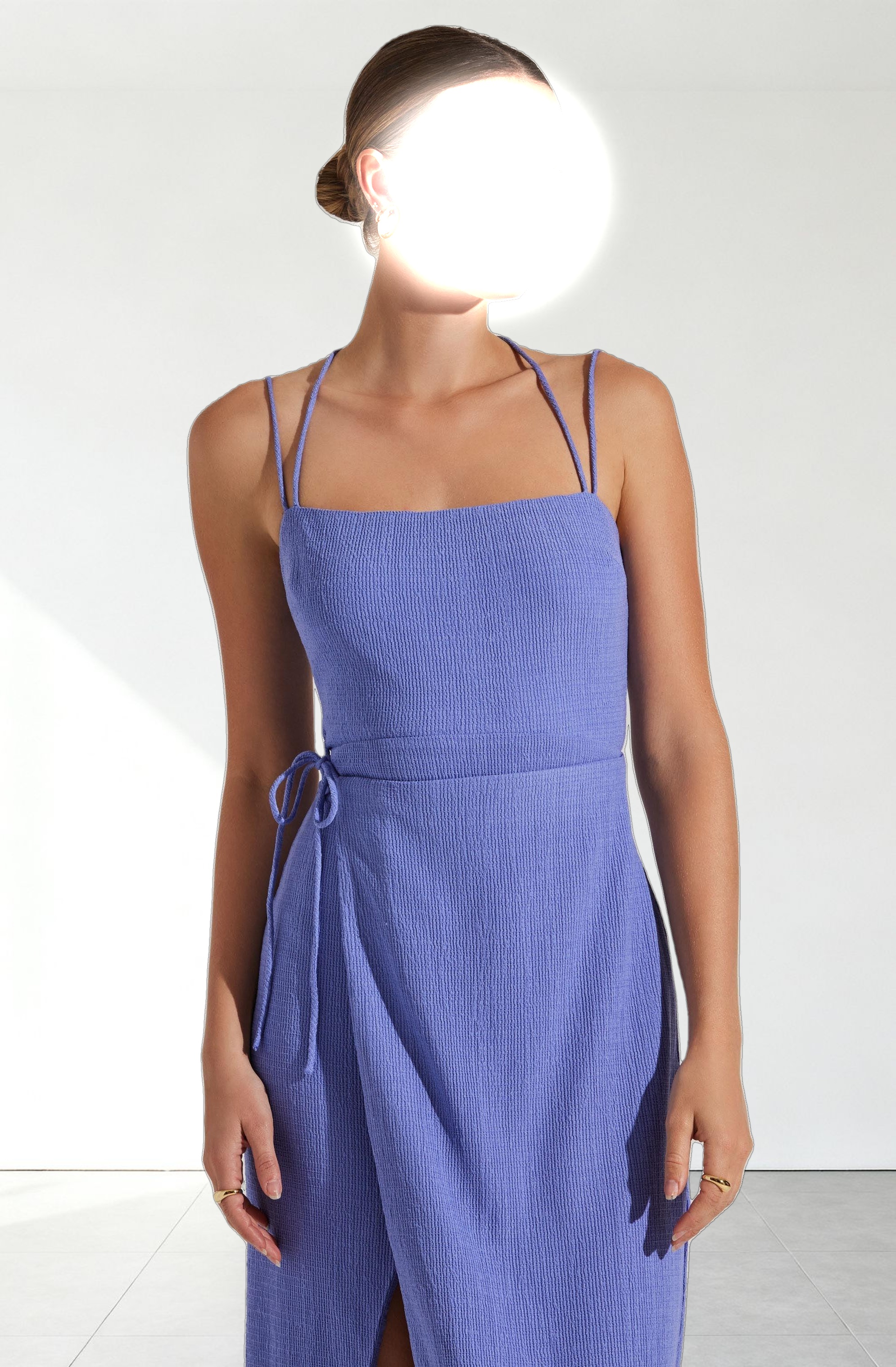 Brinda Wrap Midi Dress