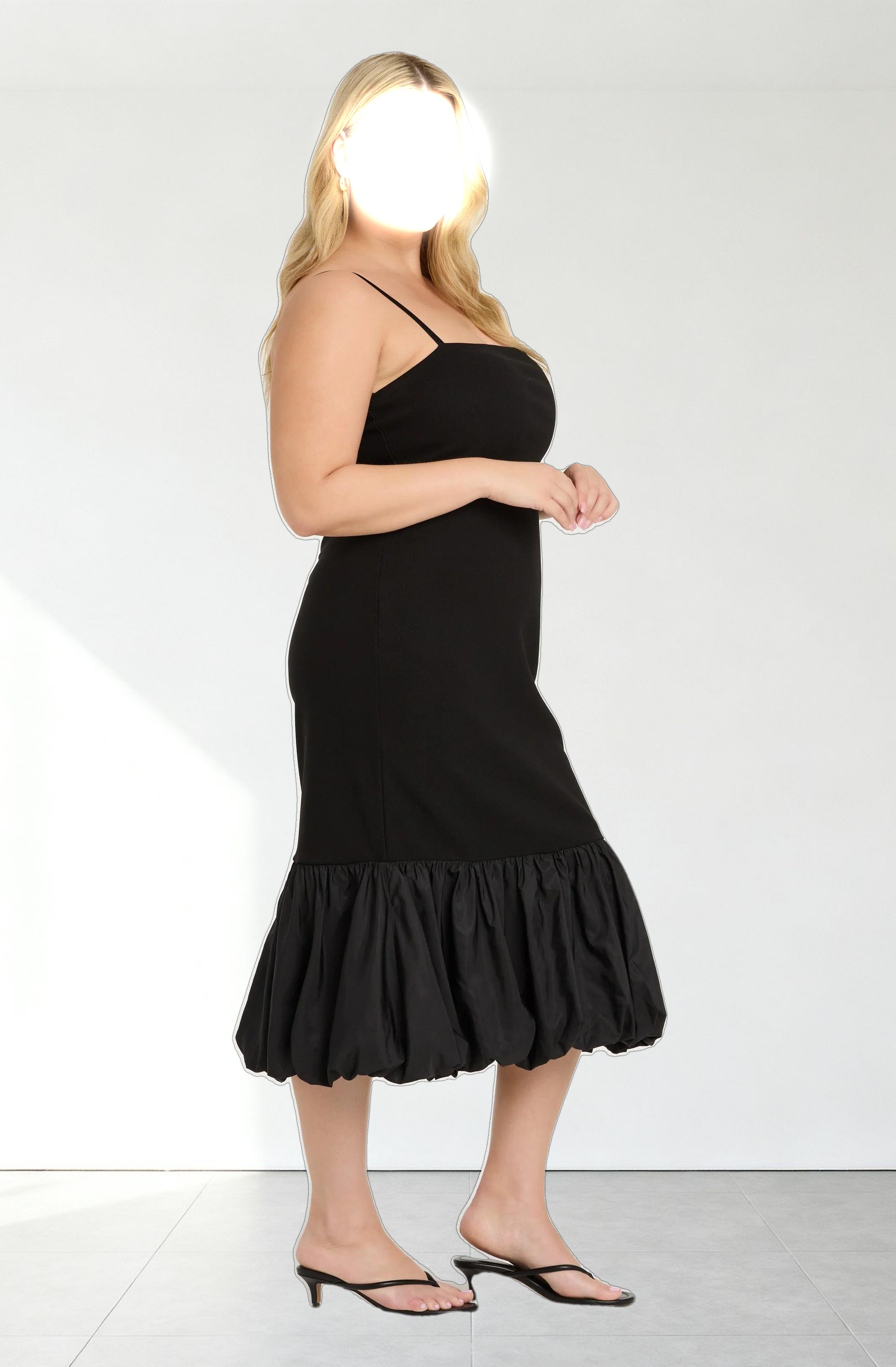 Brittnea Bodycon Bubble Hem Dress