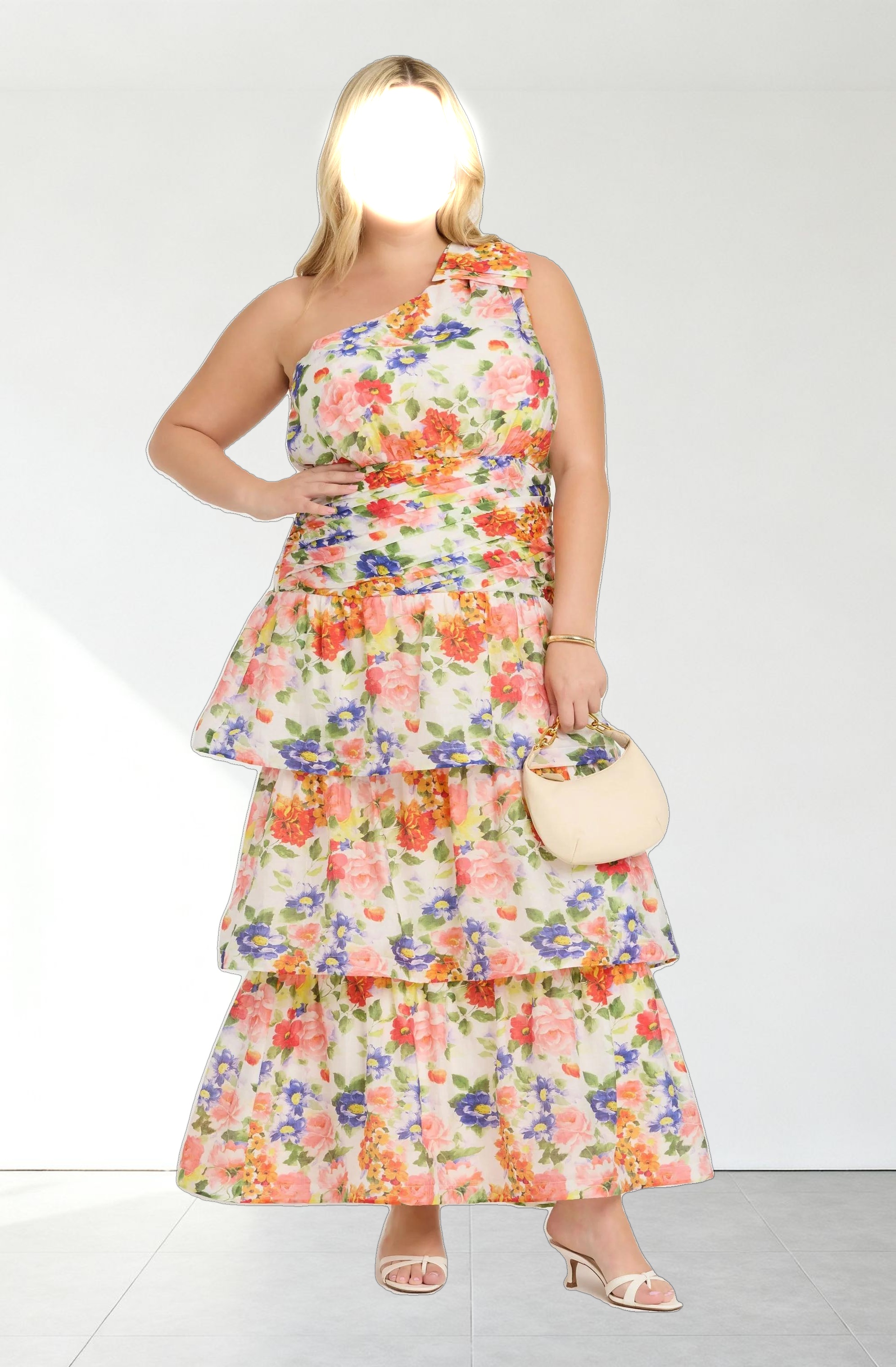 Natali One Shoulder Maxi Dress