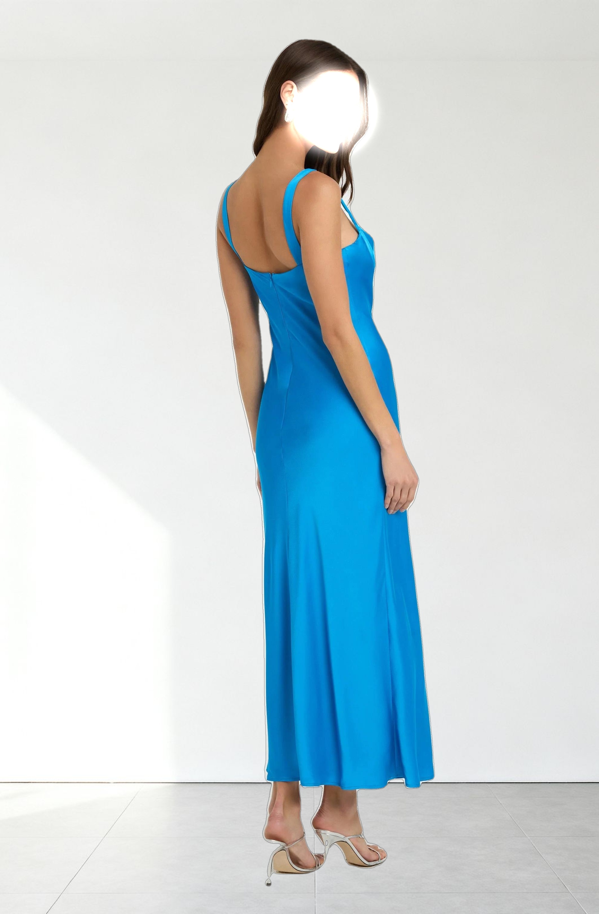 Stacie Satin Maxi Dress