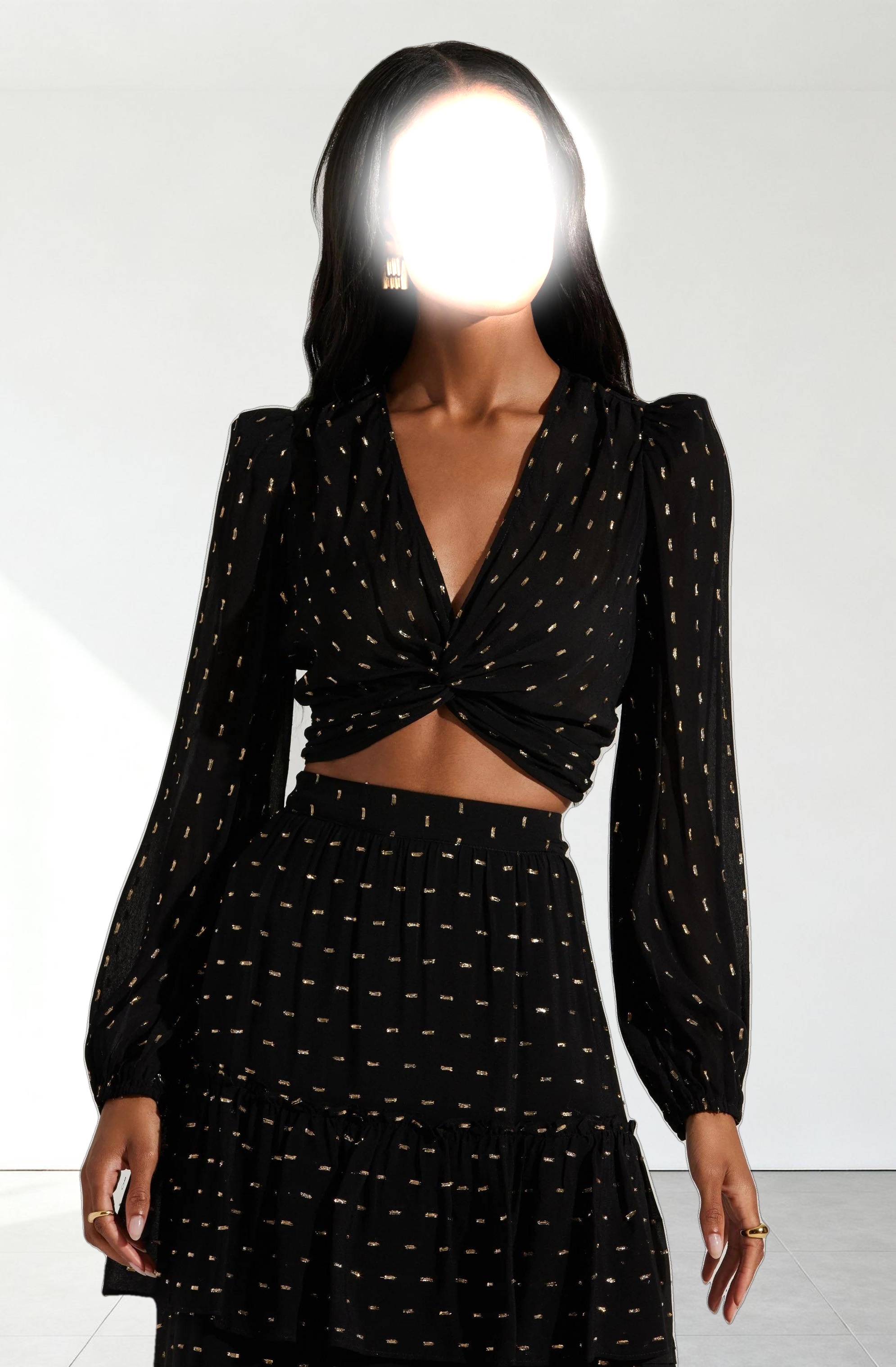 Nix Twist Front Crop Top