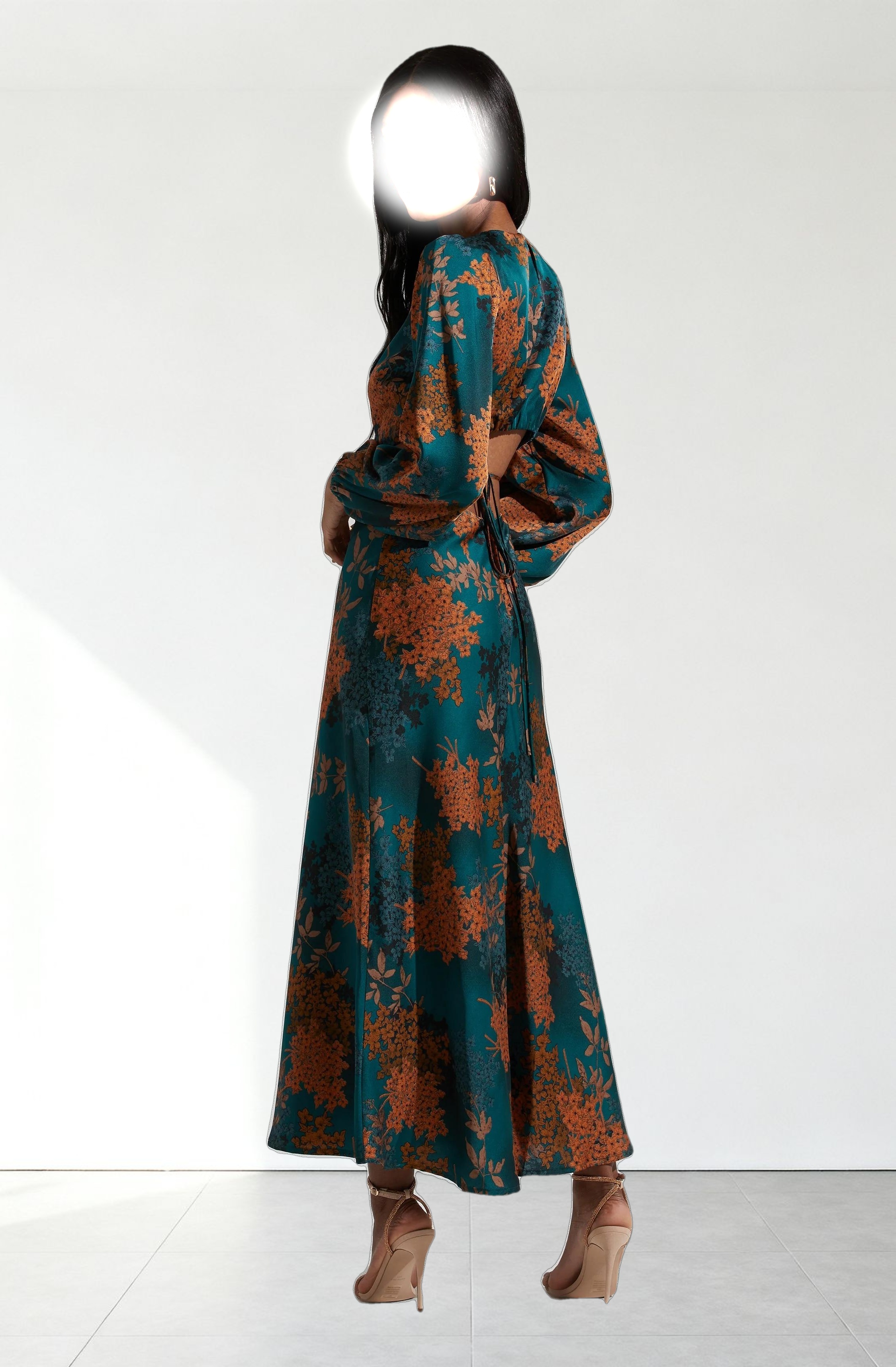 Quinn Floral Cutout Maxi Dress