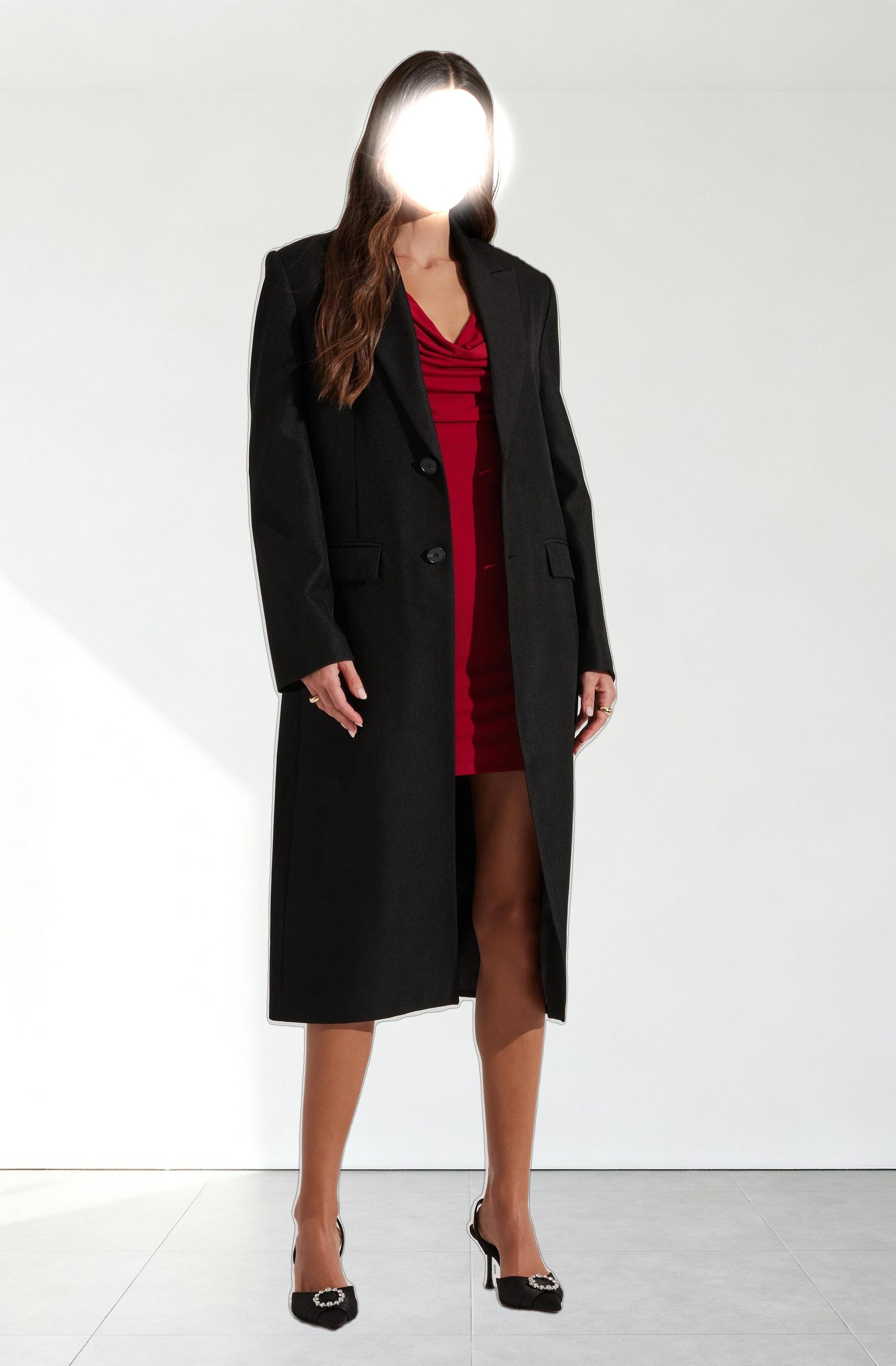 Brylee Longline Single Breasted Coat