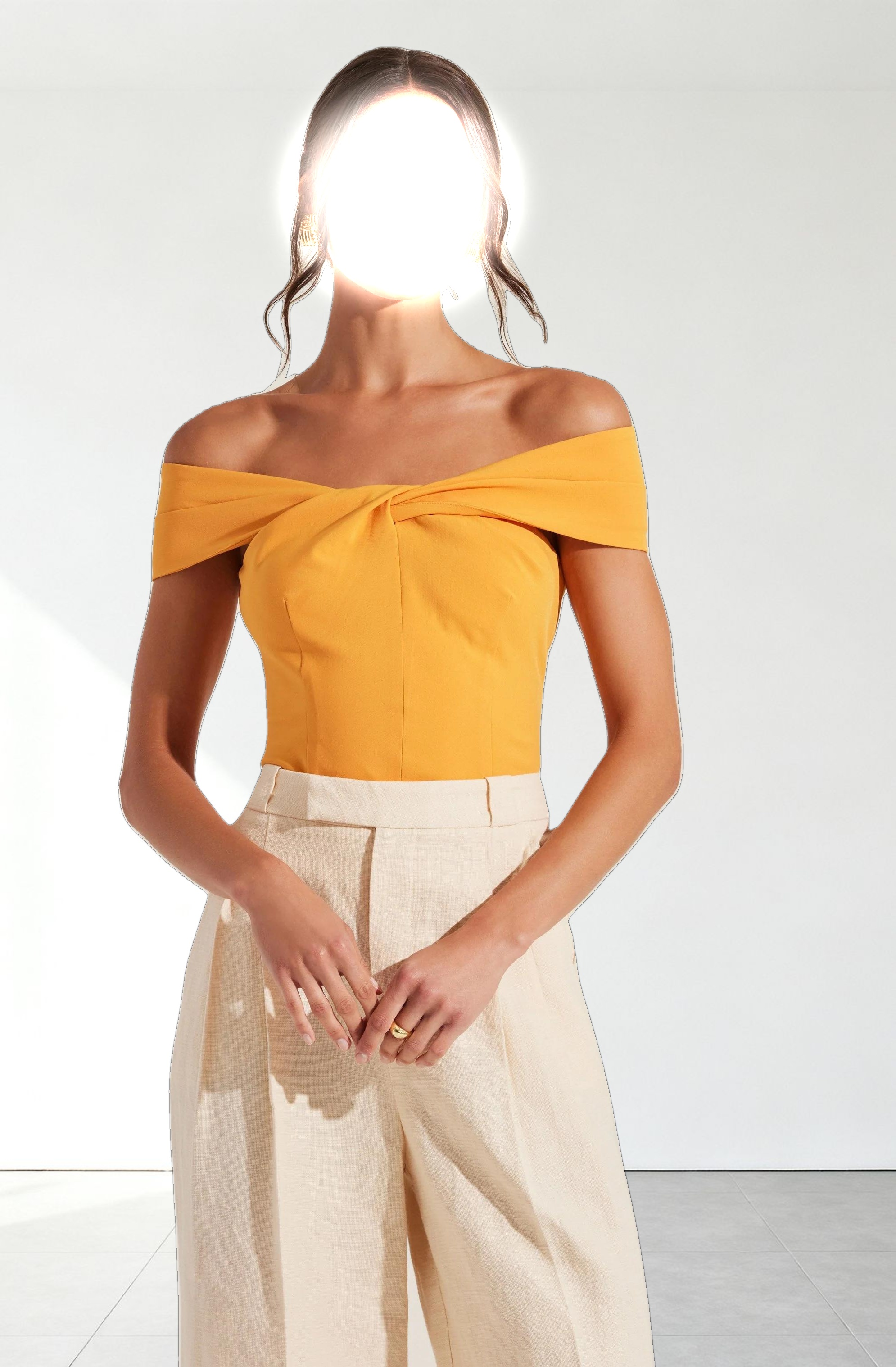 Catherine Twist Off Shoulder Top