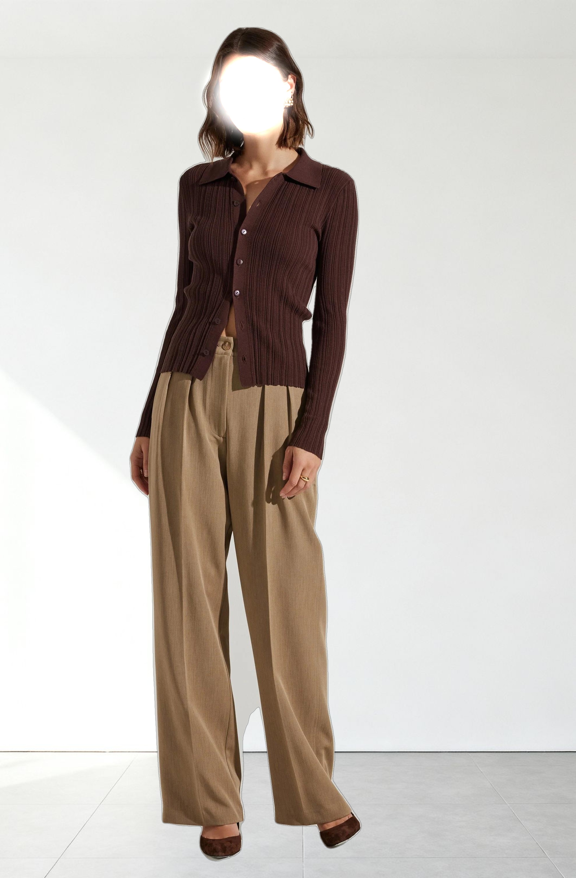 Eliot Collared Button-Up Sweater