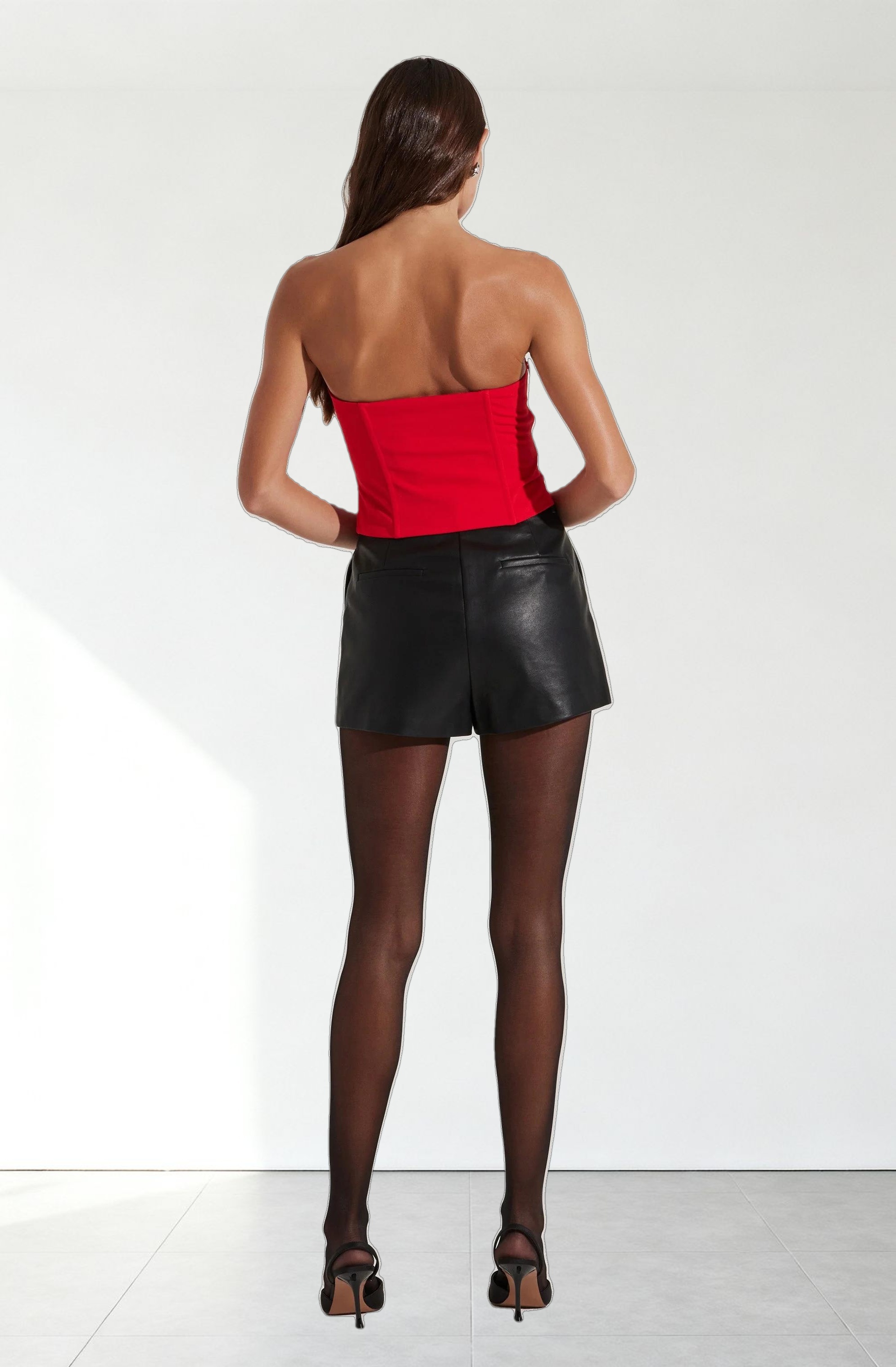 Strapless Bow Bustier Top