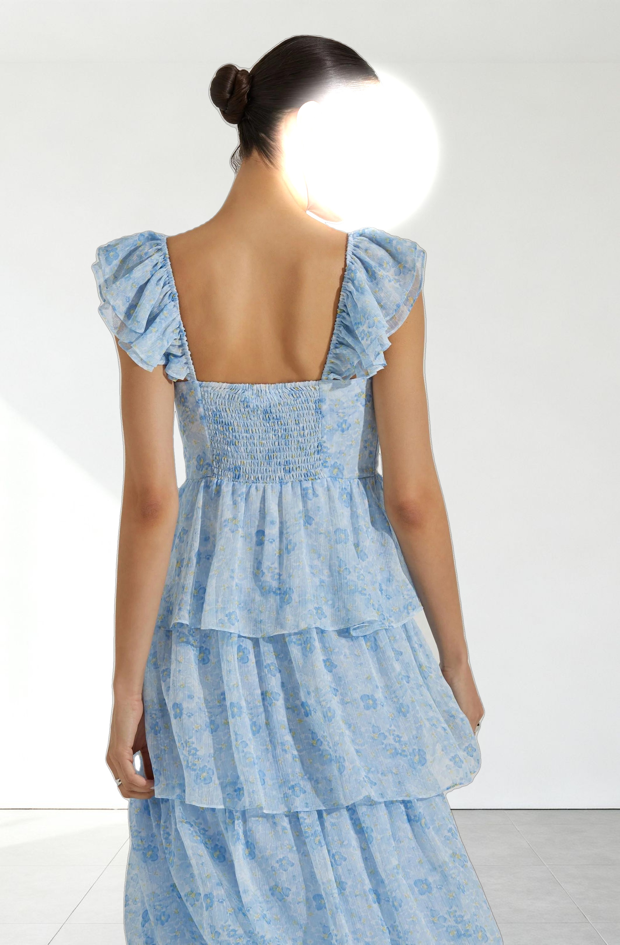 Midsummer Floral Tiered Maxi Dress