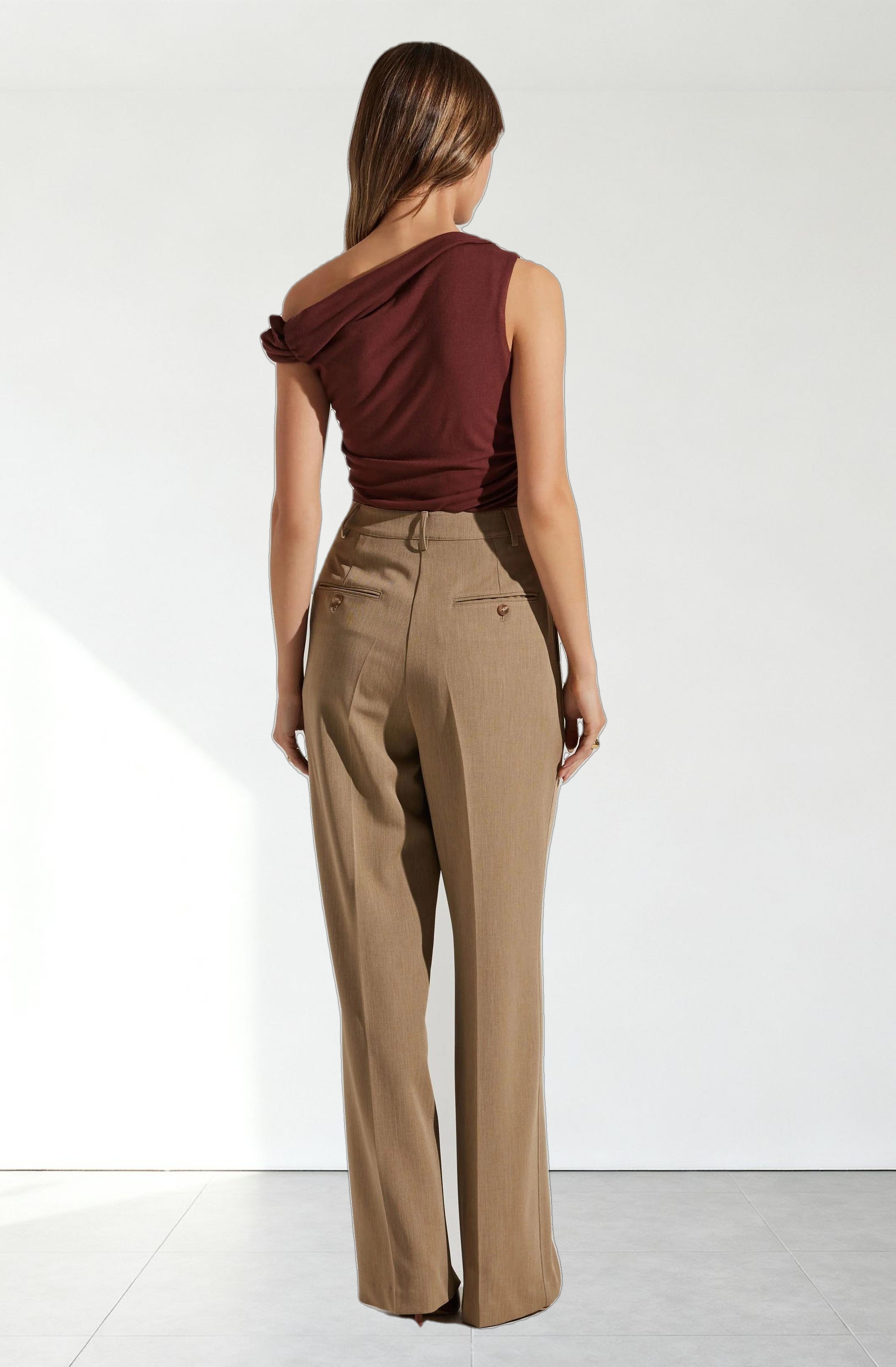 Zivon Asymmetrical Sleeveless Top