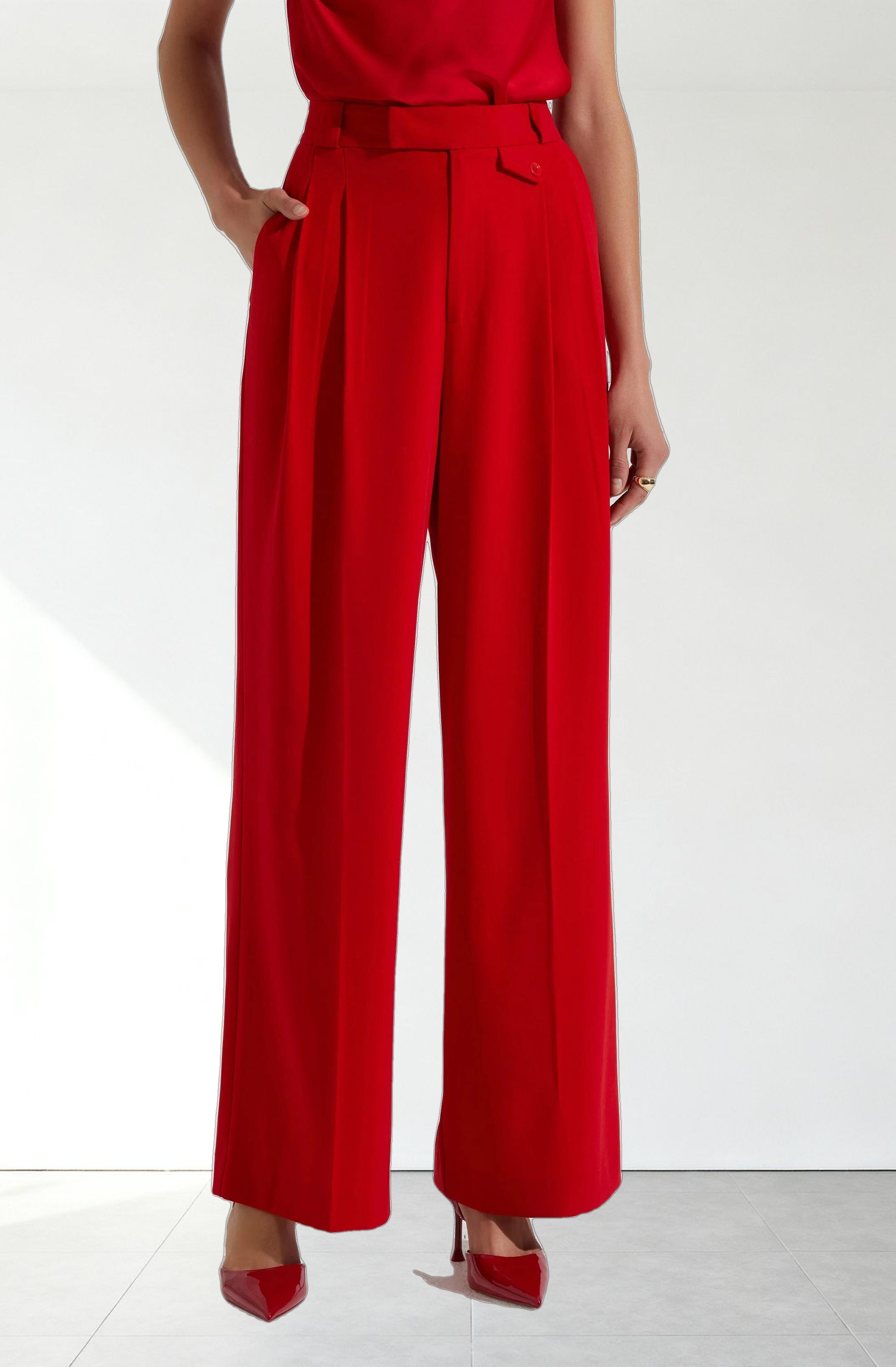 Bryony High Waisted Trouser Pants