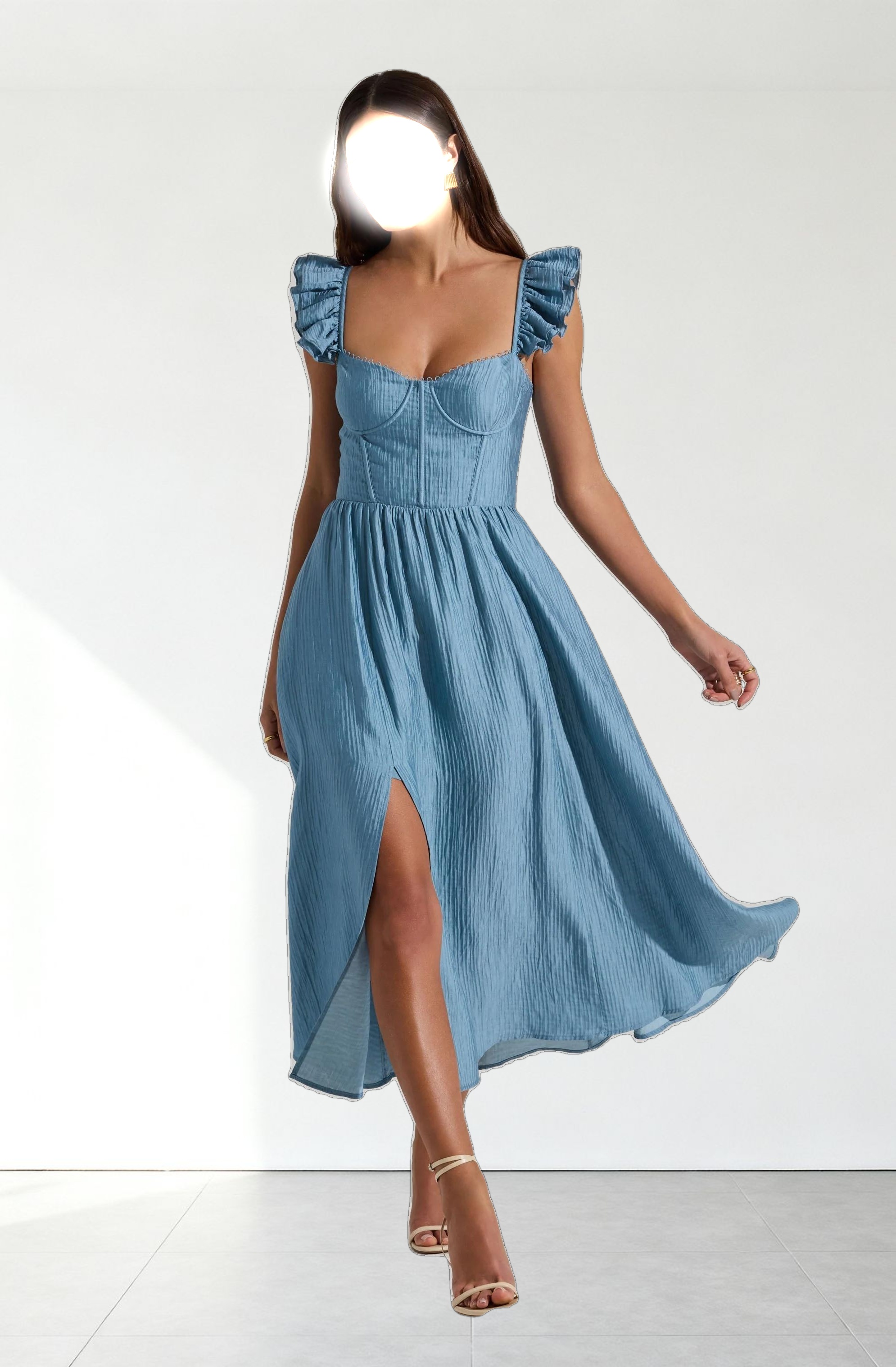 Wedelia Bustier Midi Dress