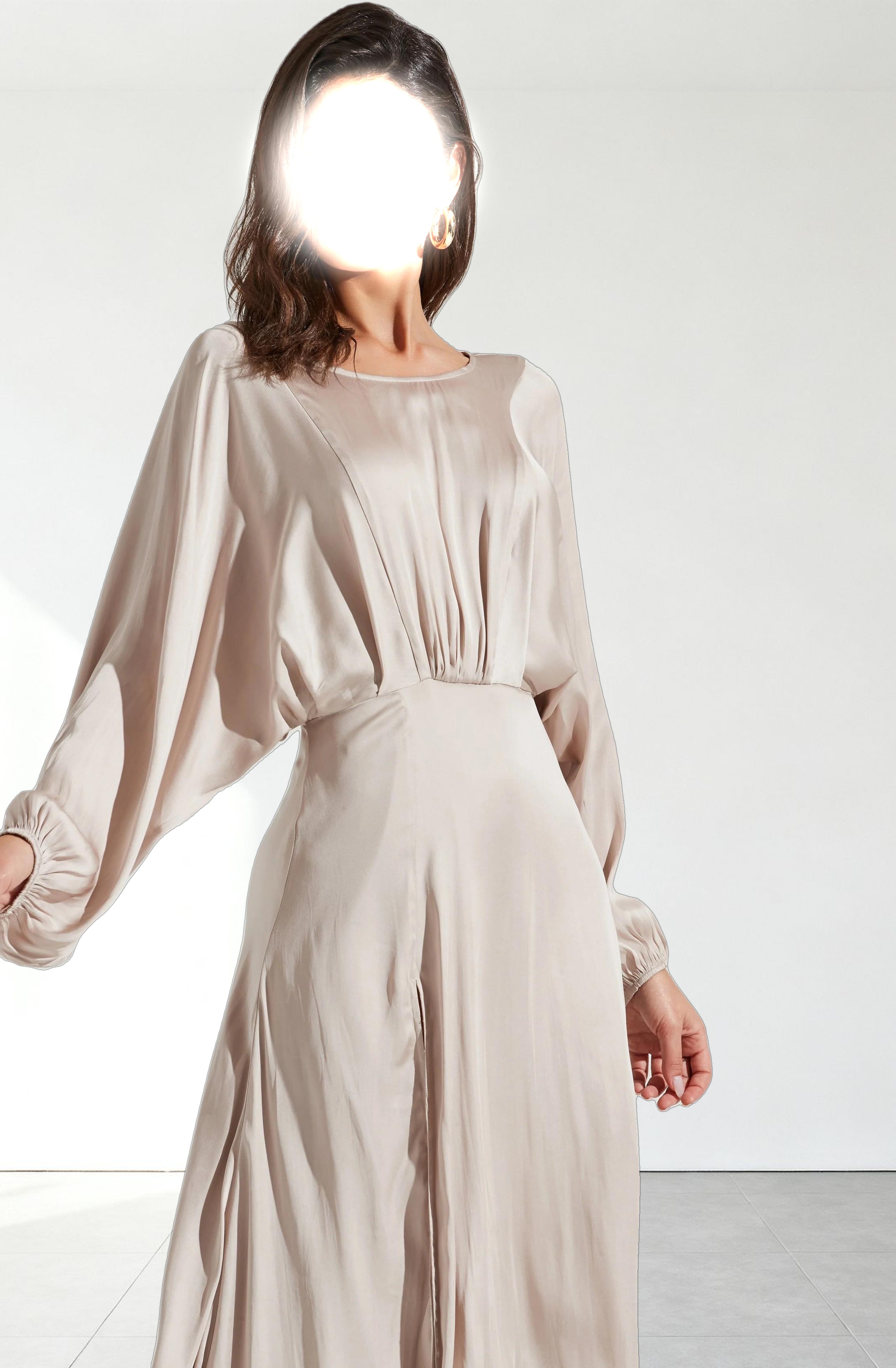 Marin Dolman Sleeve Midi Dress