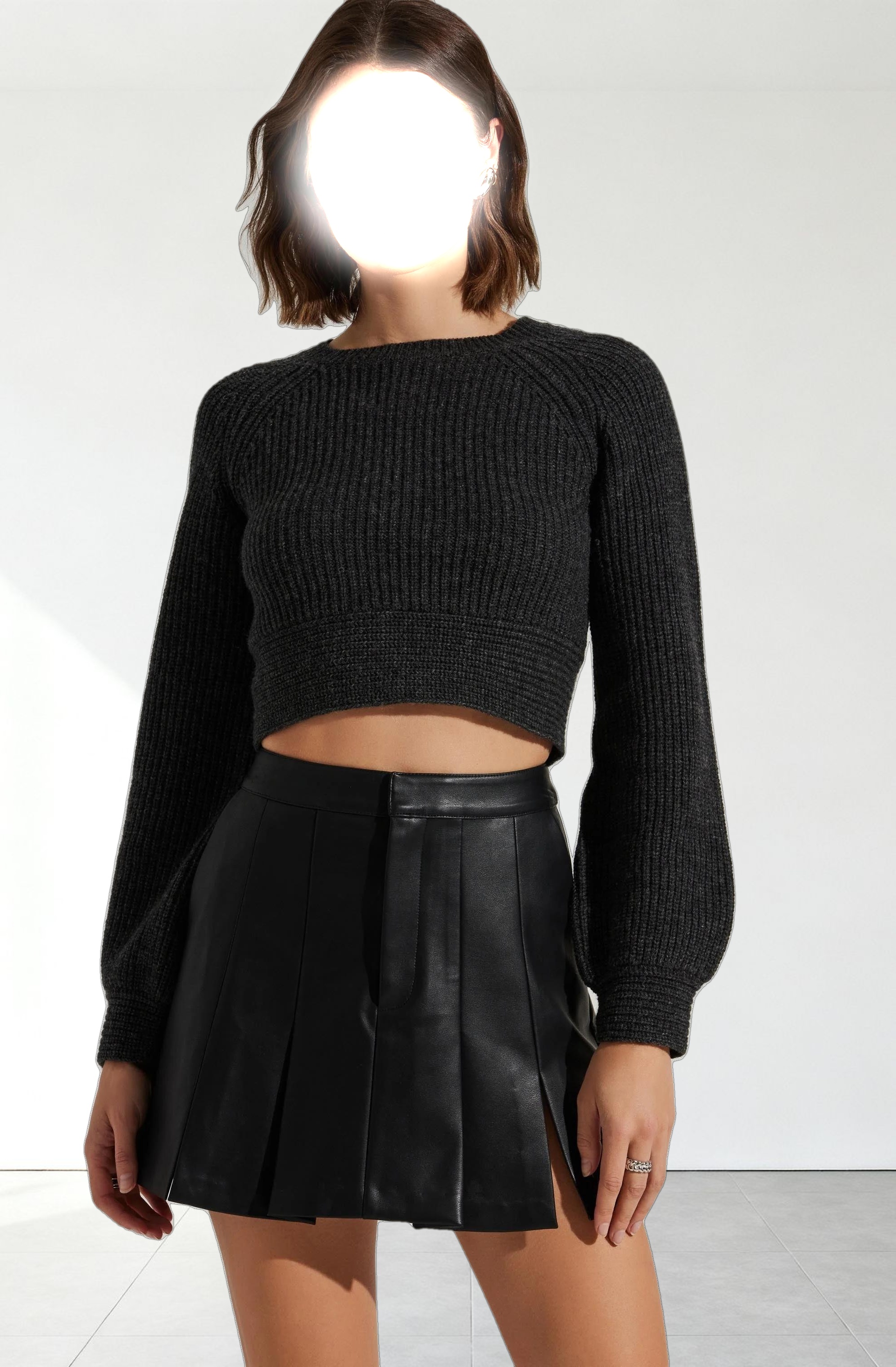 Eila Contrast Bow Back Sweater