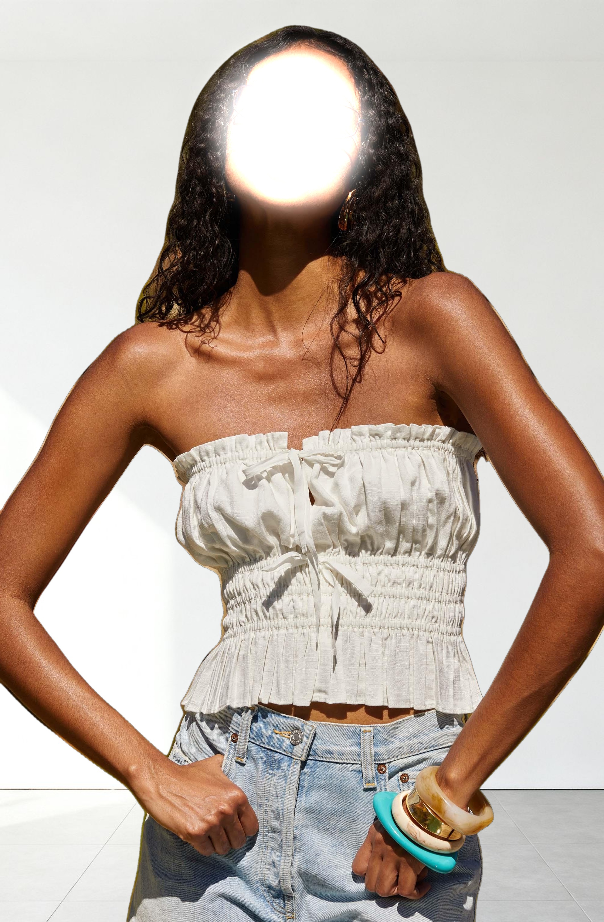 Biffy Smocked Tube Top