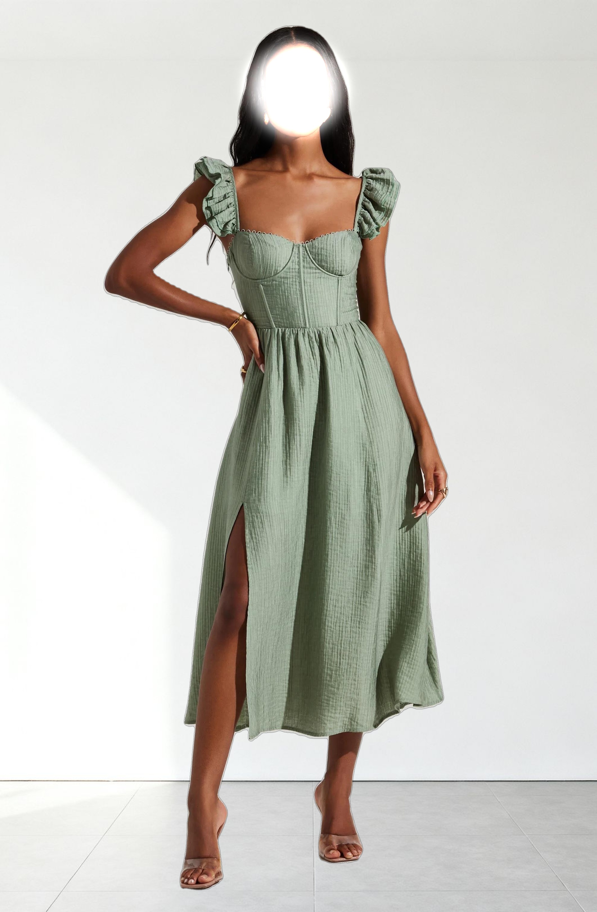 Wedelia Bustier Midi Dress