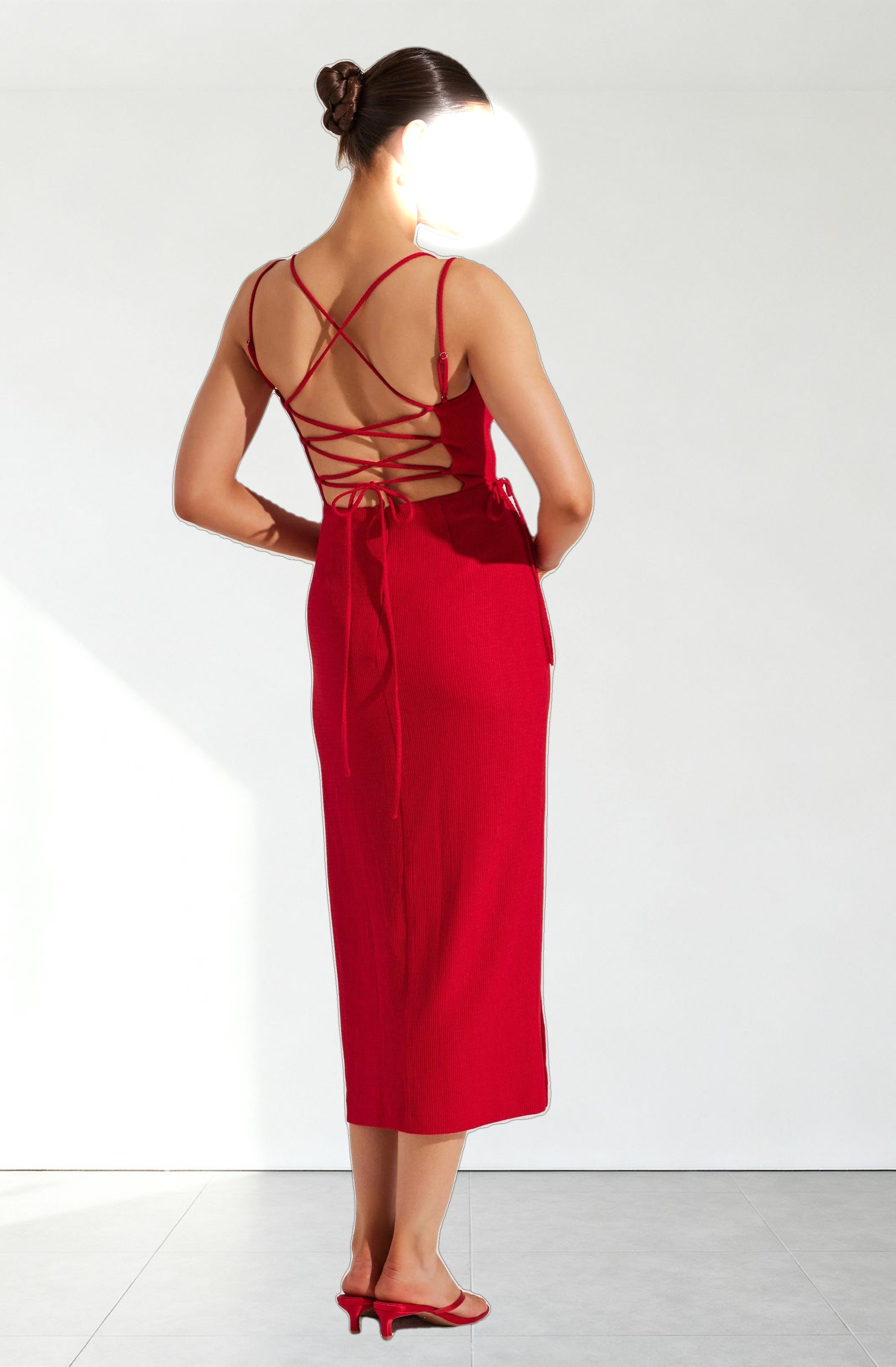 Brinda Wrap Midi Dress