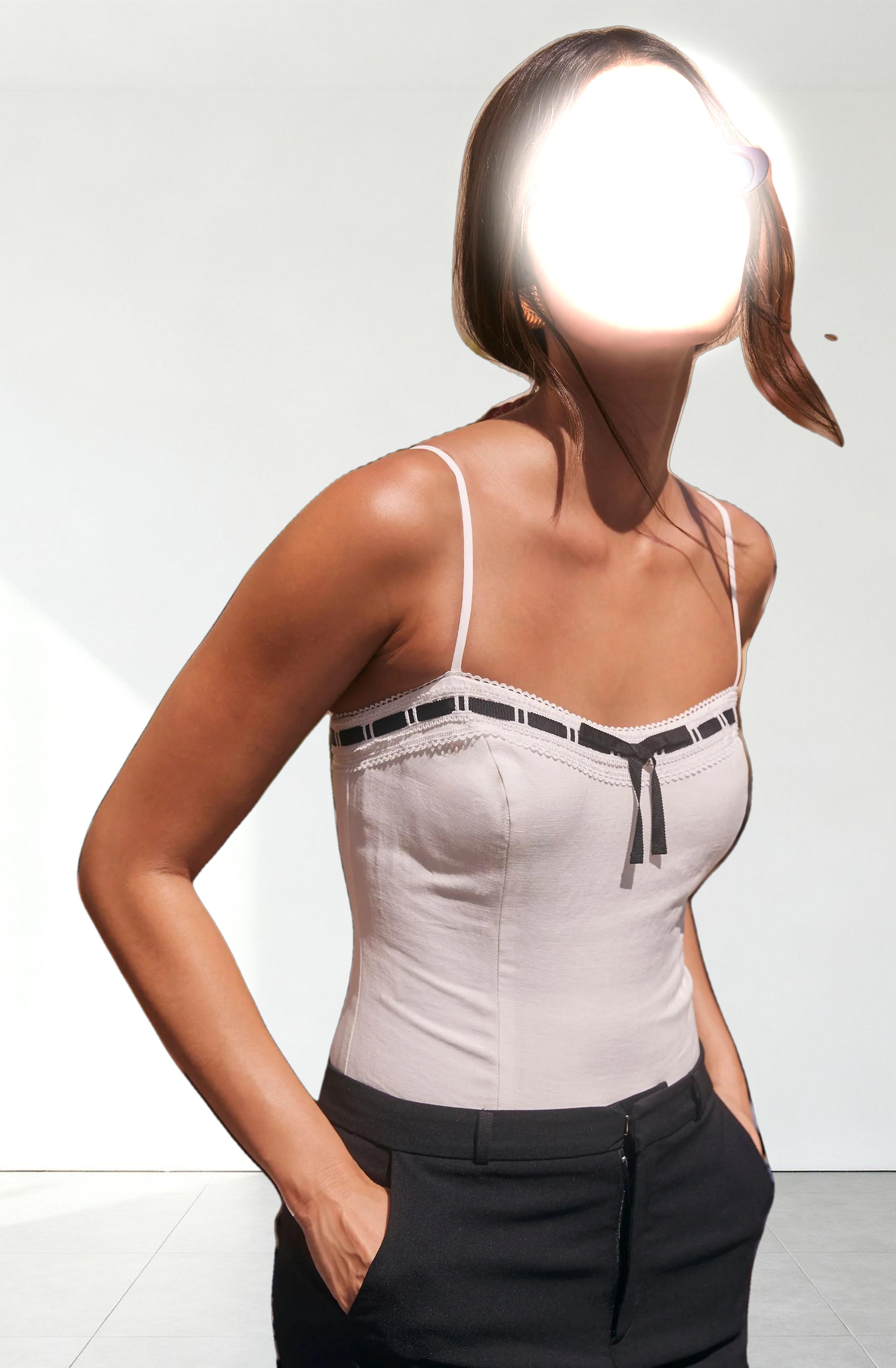 Paiton Contrast Trim Cami Top