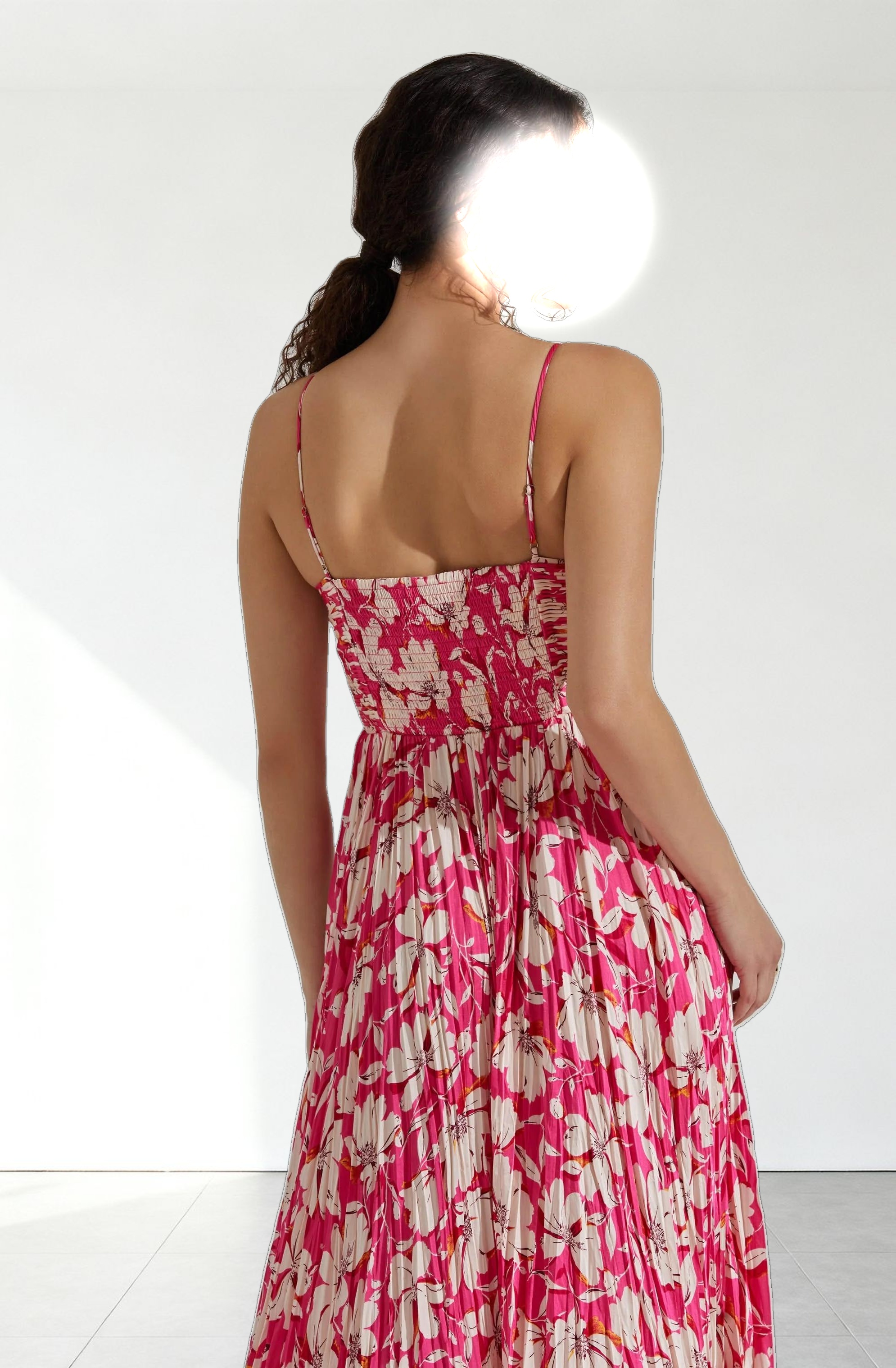 Maeve Pleated Midi Dress