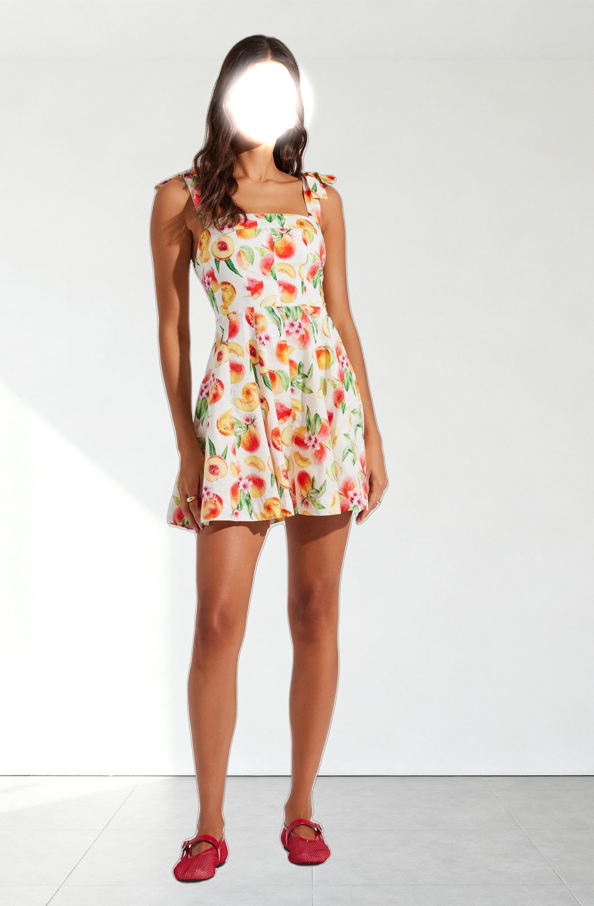 Tinesha Bow Strap Mini Dress