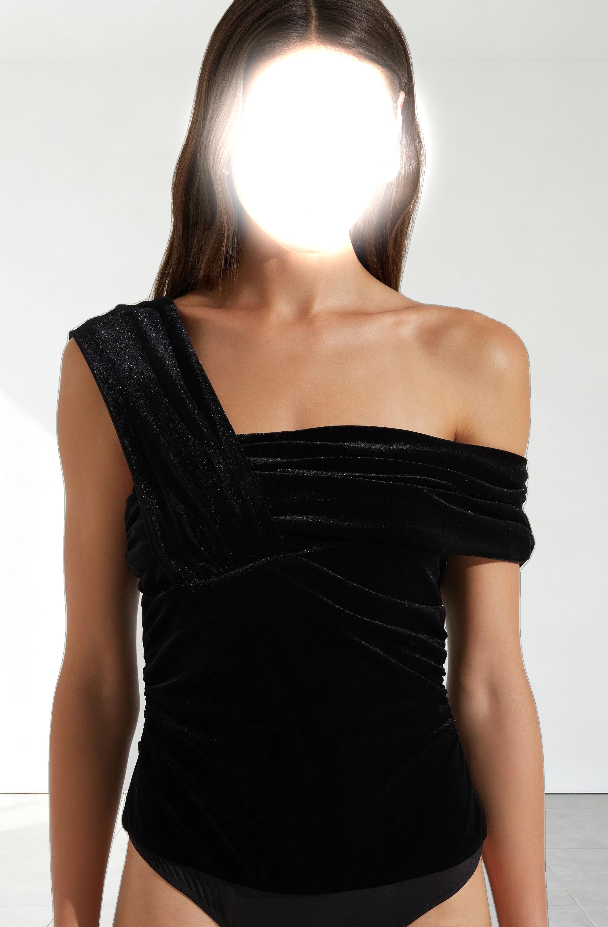 Nera Velvet Off Shoulder Bodysuit