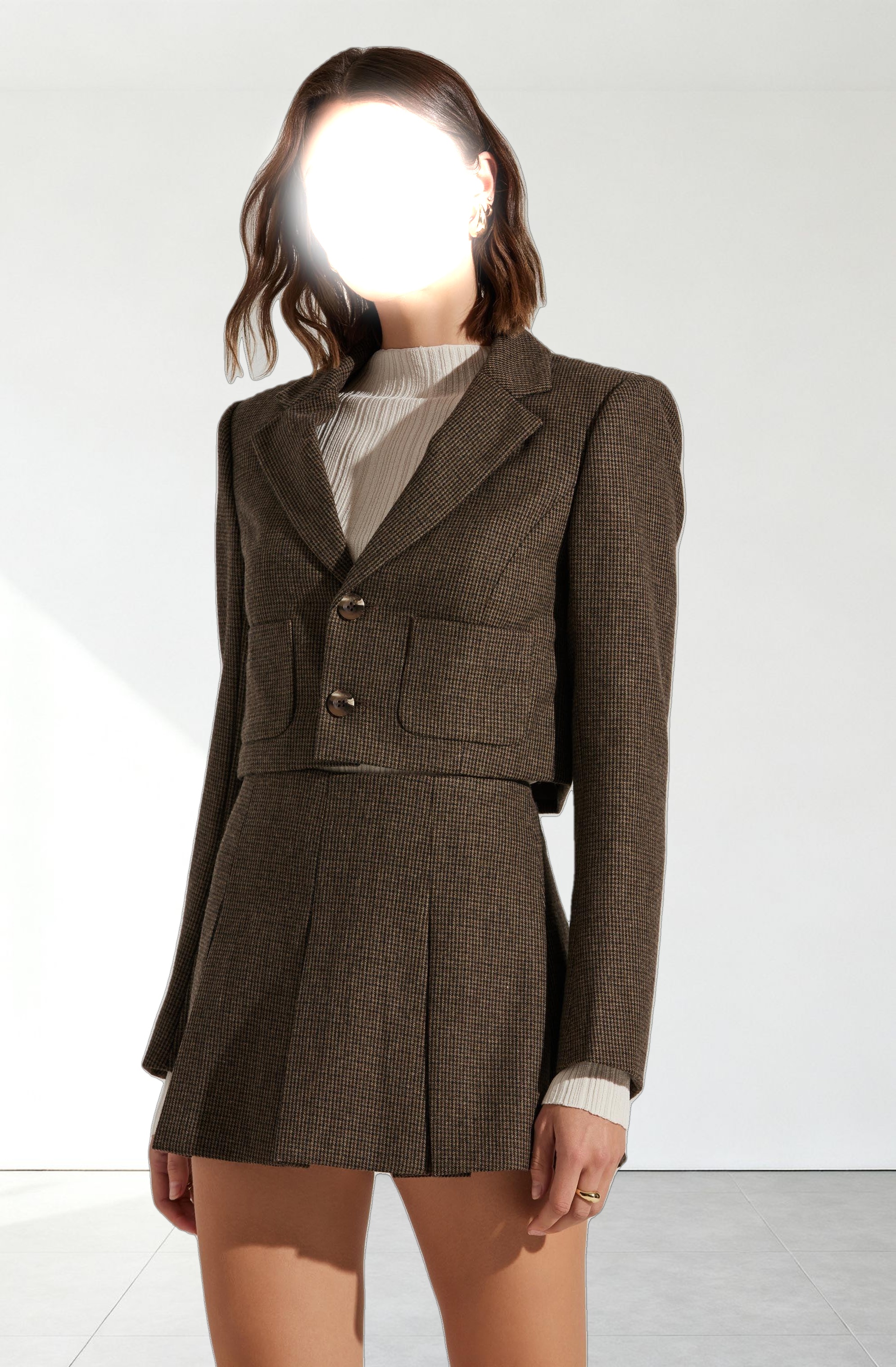 Siarah Tailored Cropped Jacket