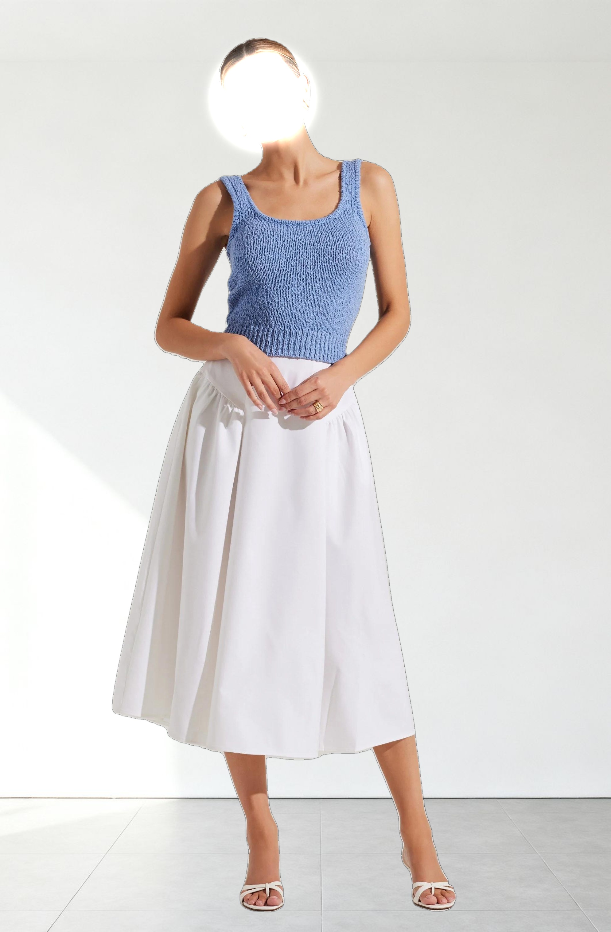 Virgo Textured Sweater Tank