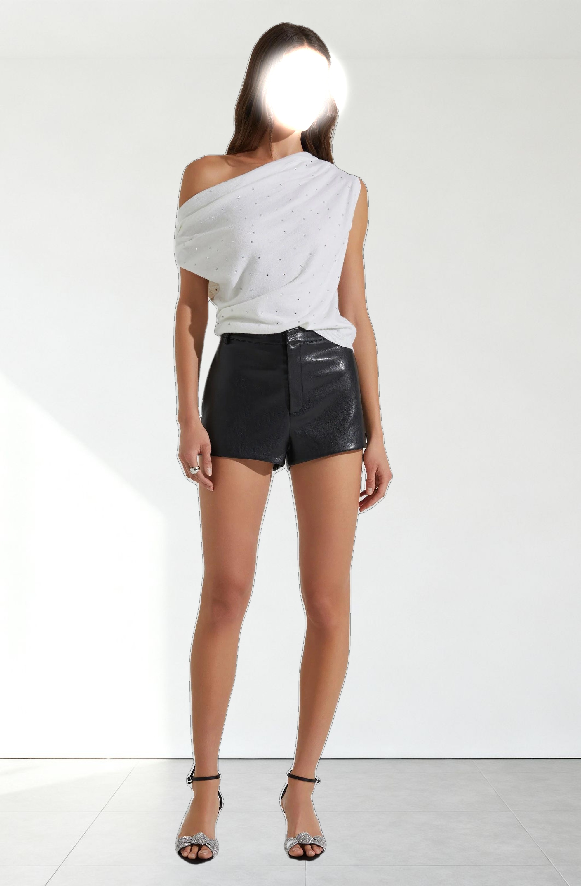 Devin Embellished Off Shoulder Sweater