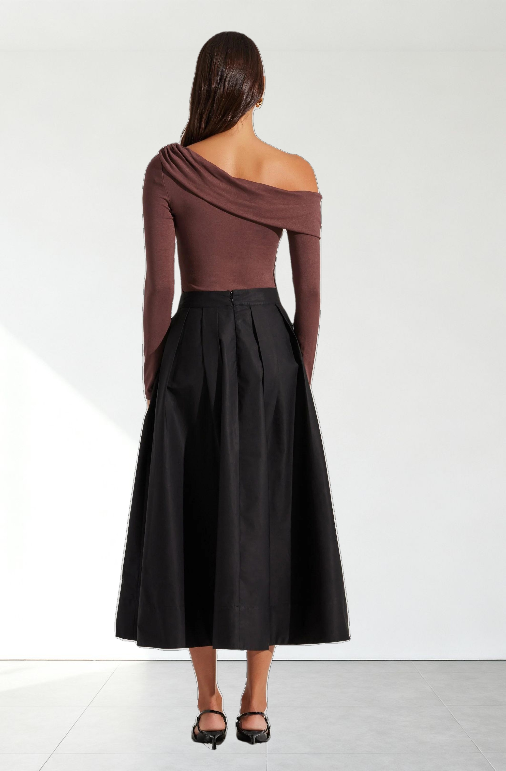 Draped Off Shoulder Top