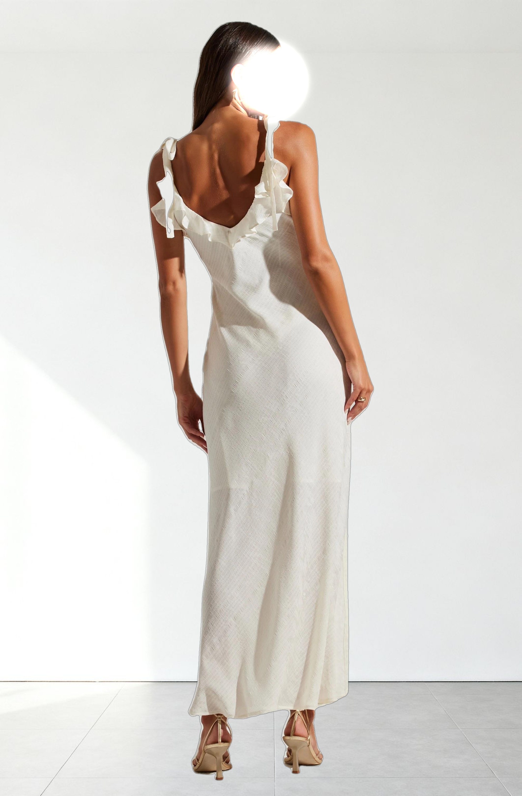 Sorbae Ruffle Maxi Dress