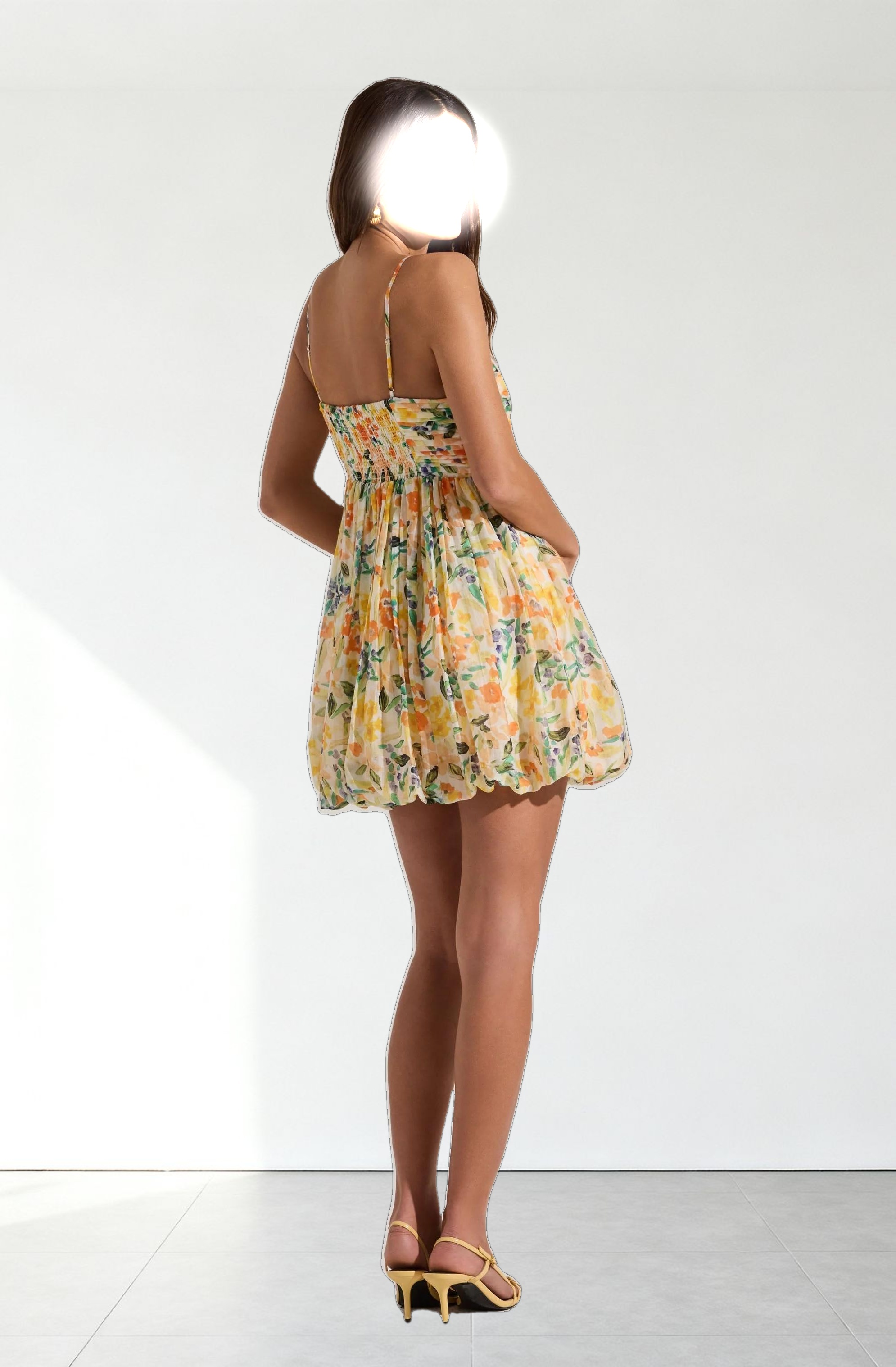 Bubble Floral Mini Dress