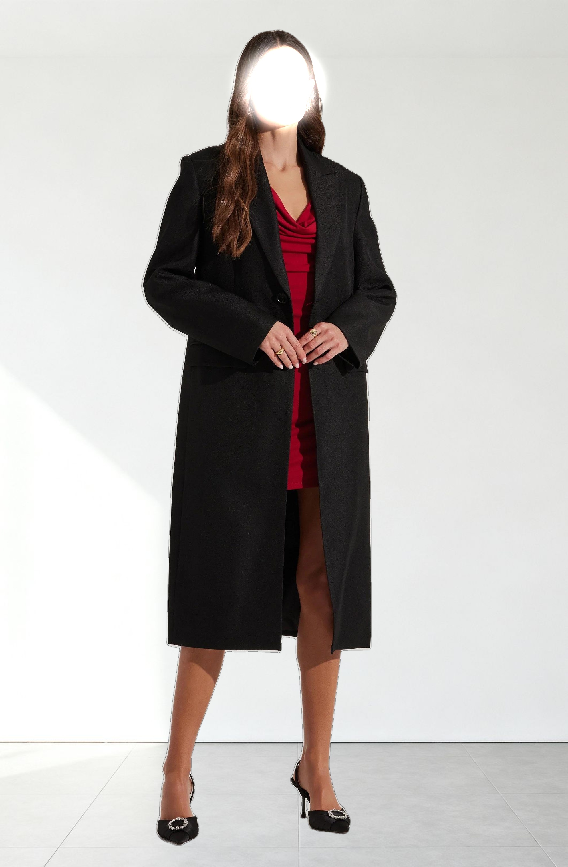 Brylee Longline Single Breasted Coat