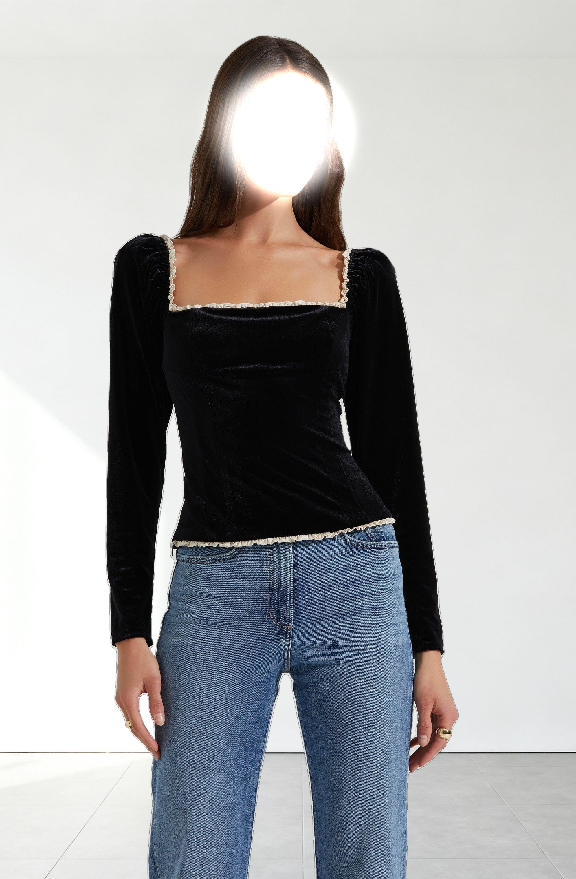 Briella Velvet Corset Top