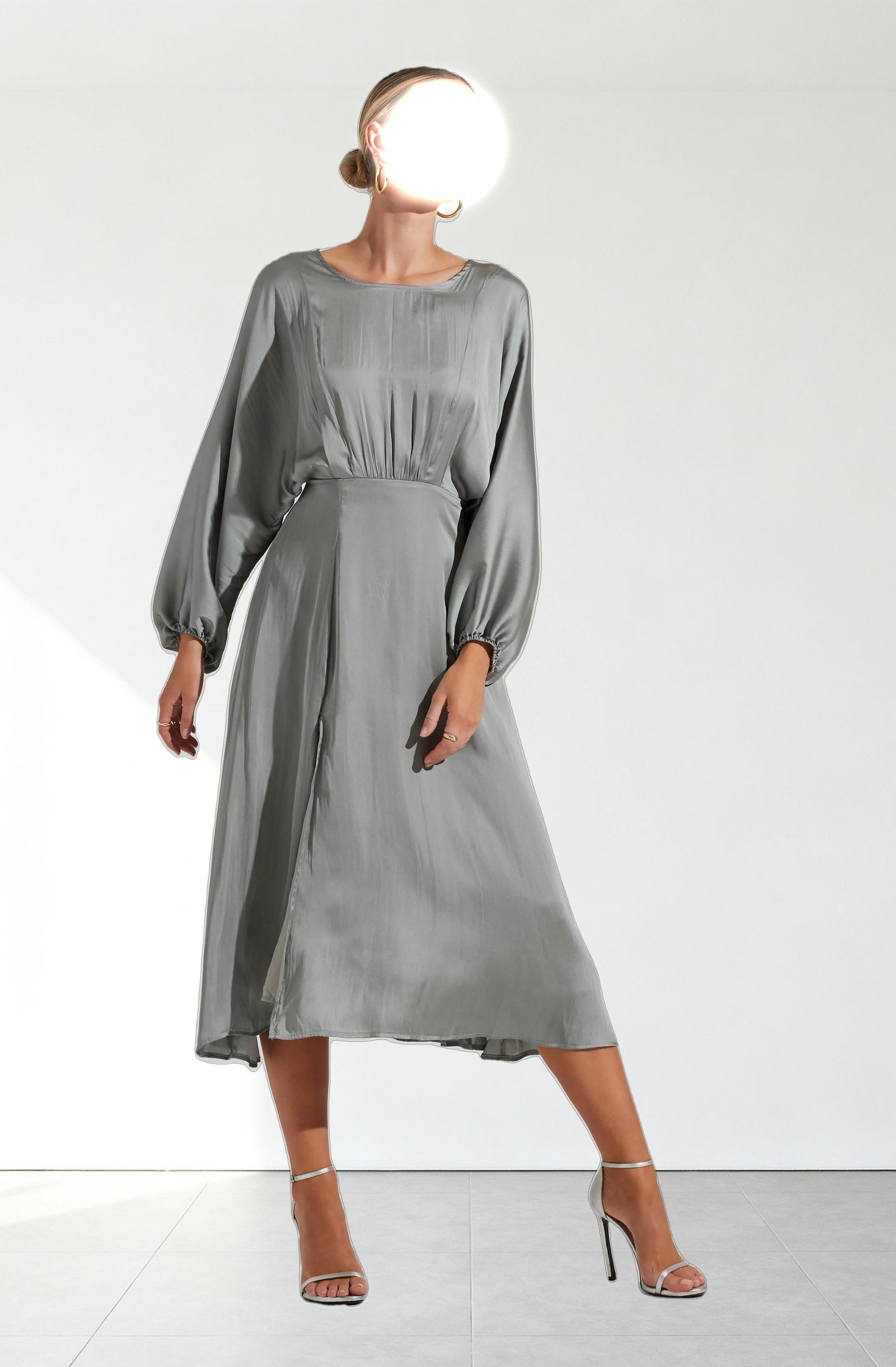Marin Dolman Sleeve Midi Dress