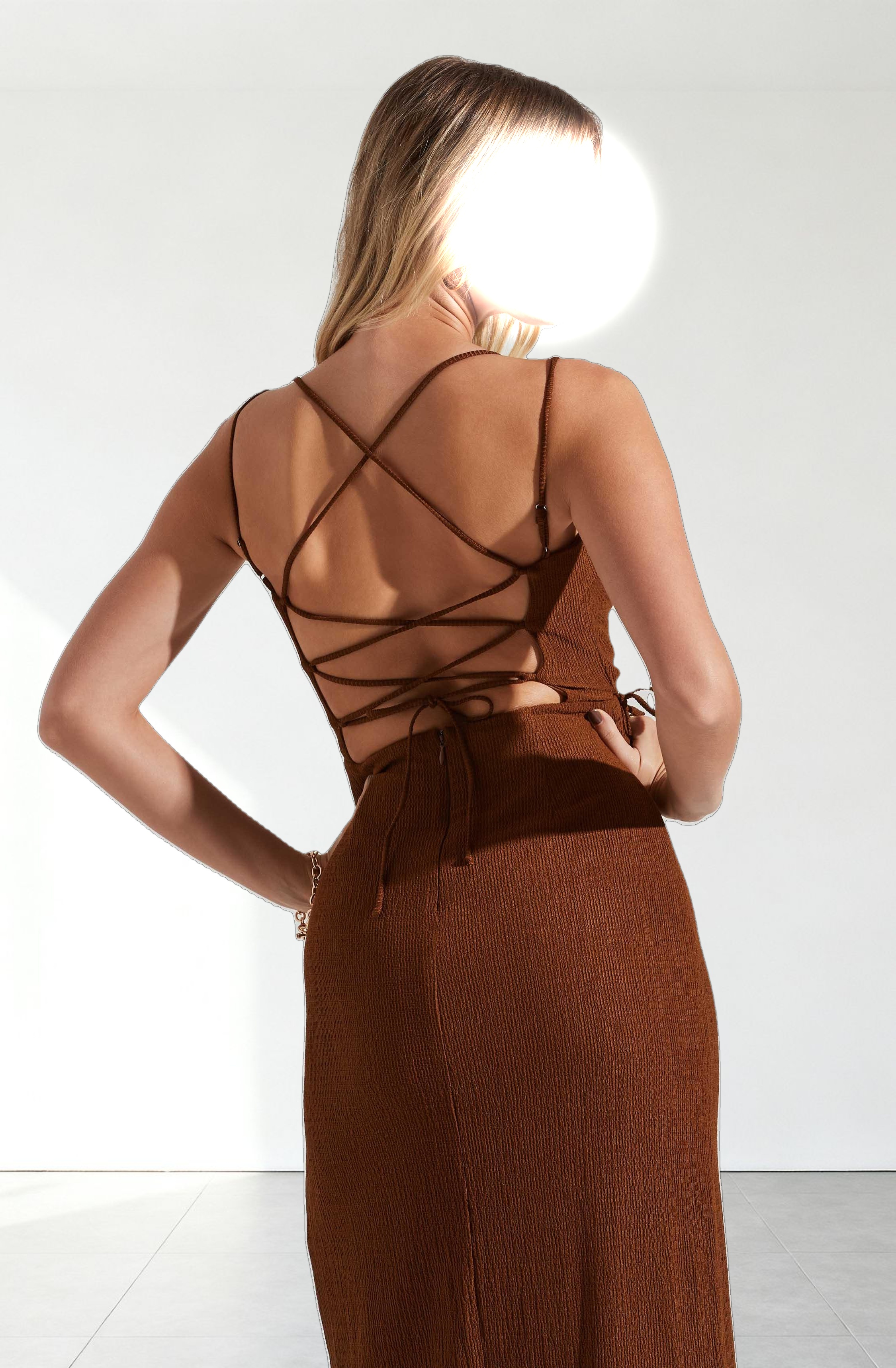 Brinda Wrap Midi Dress