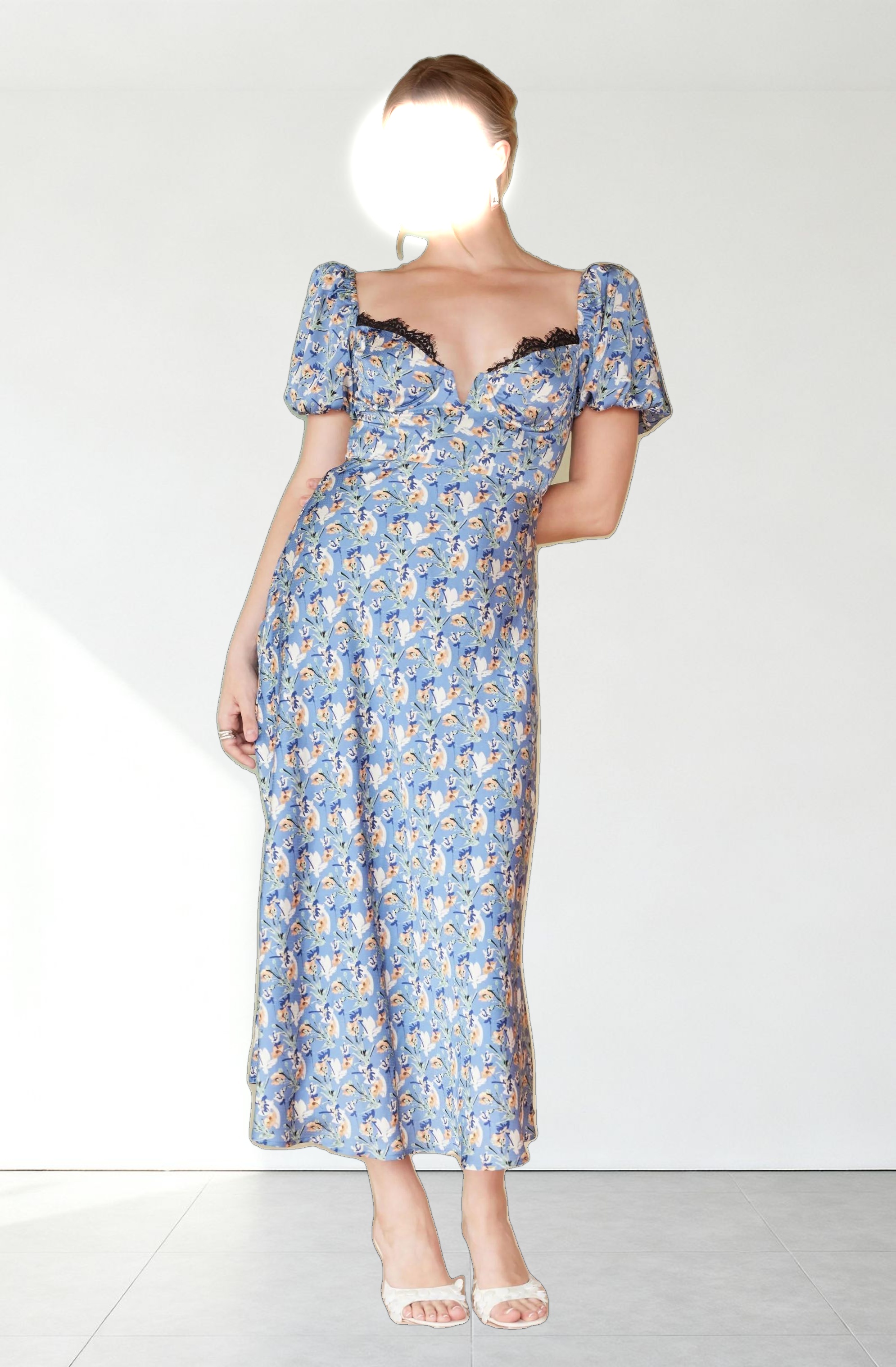 Sylvie Floral Bustier Maxi Dress