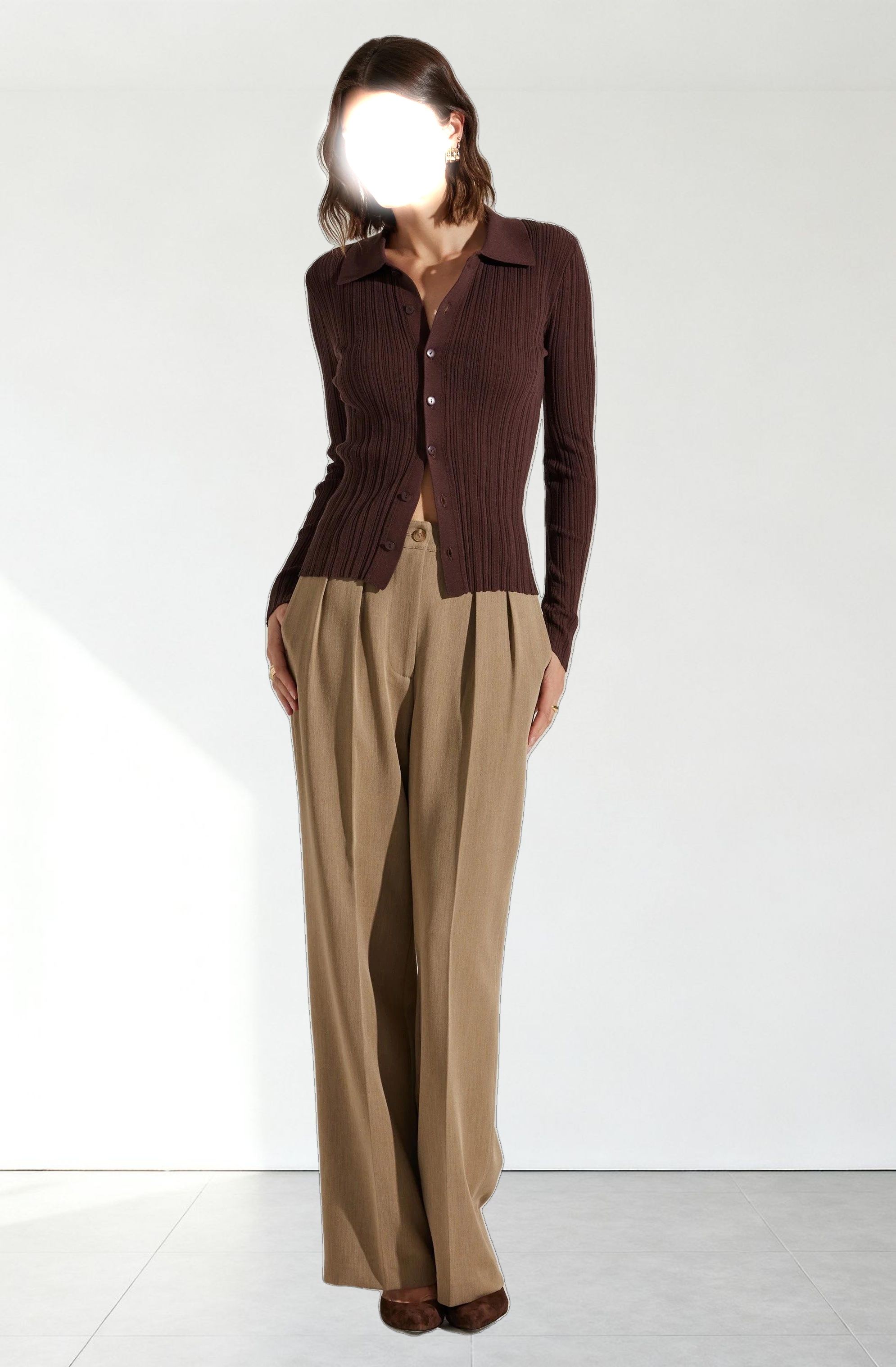 Eliot Collared Button-Up Sweater