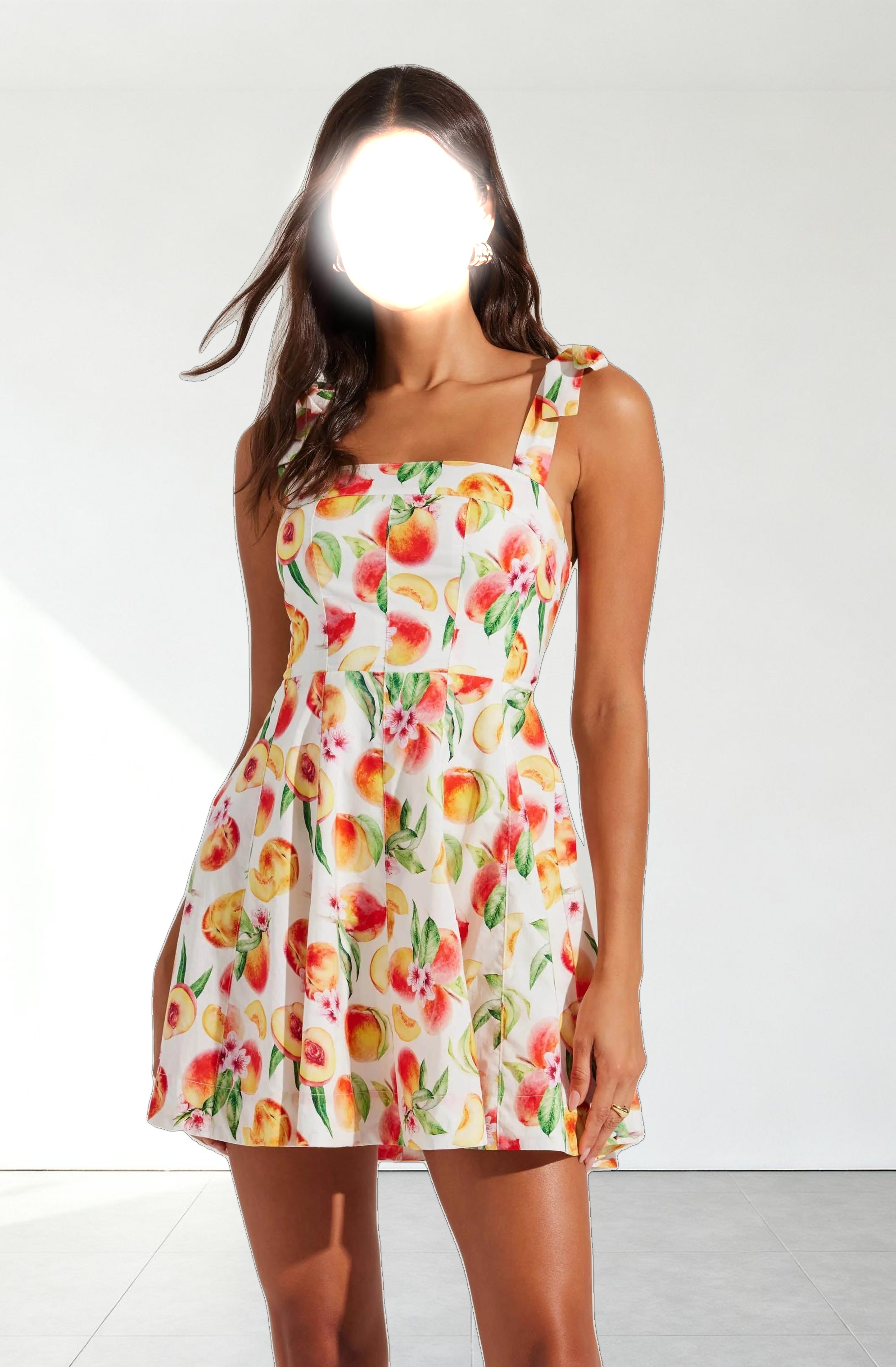 Tinesha Bow Strap Mini Dress