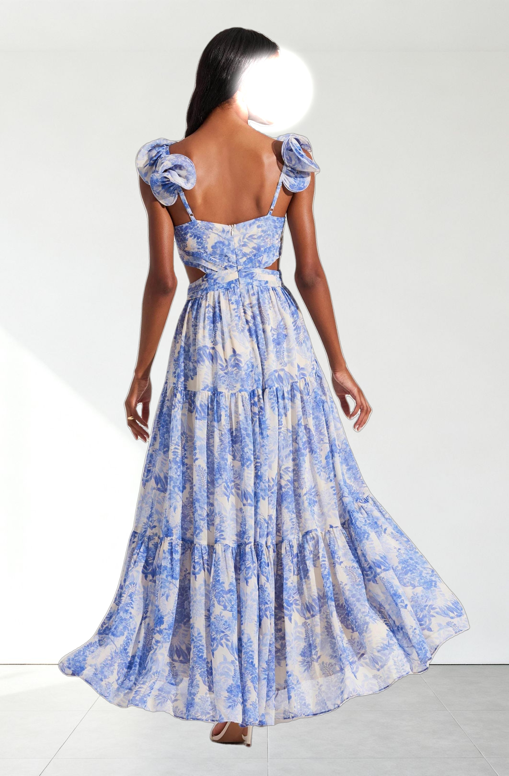 Fritillaria Floral Maxi Dress