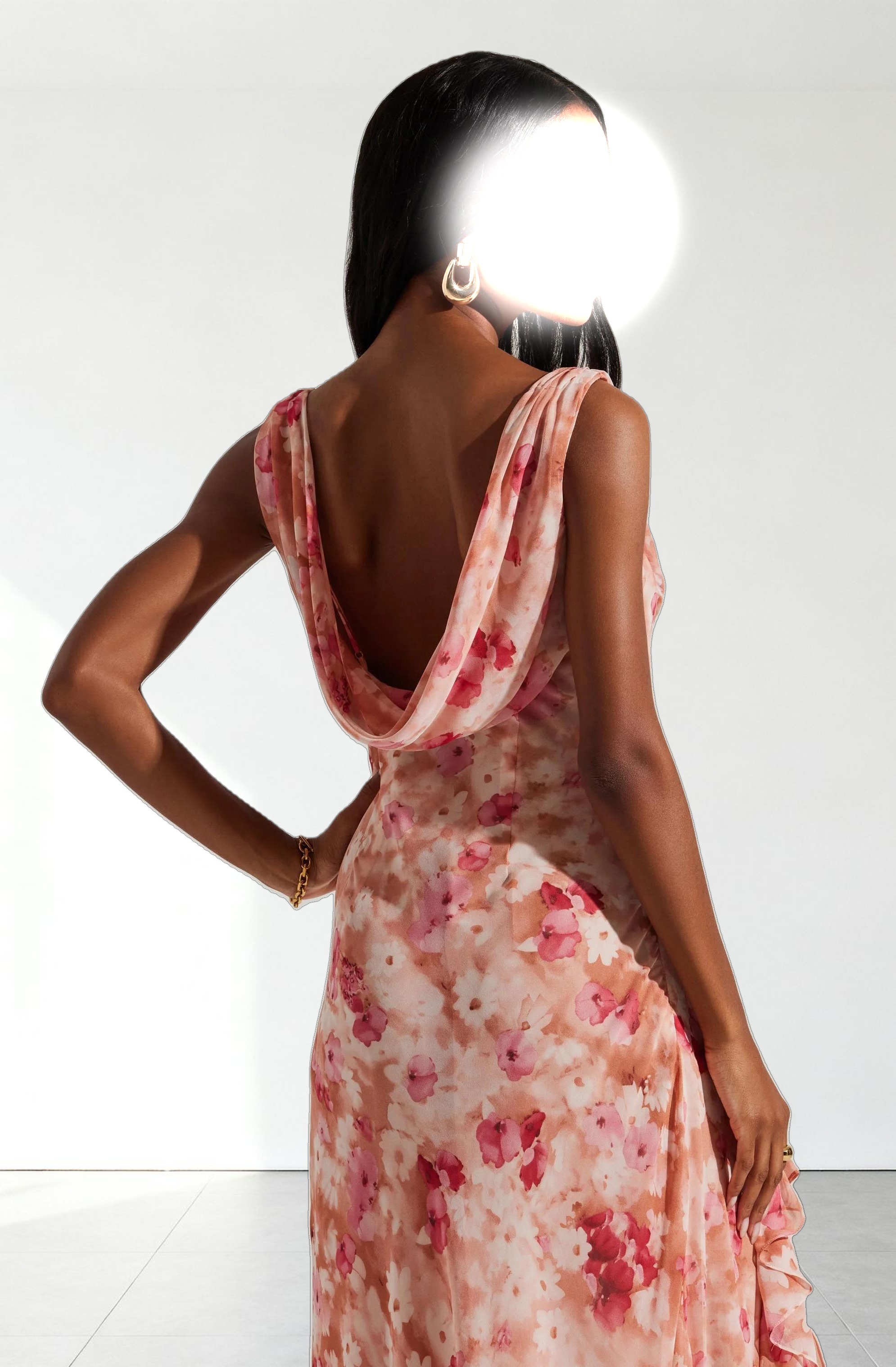 Cecilia Cowl Neck Maxi Dress