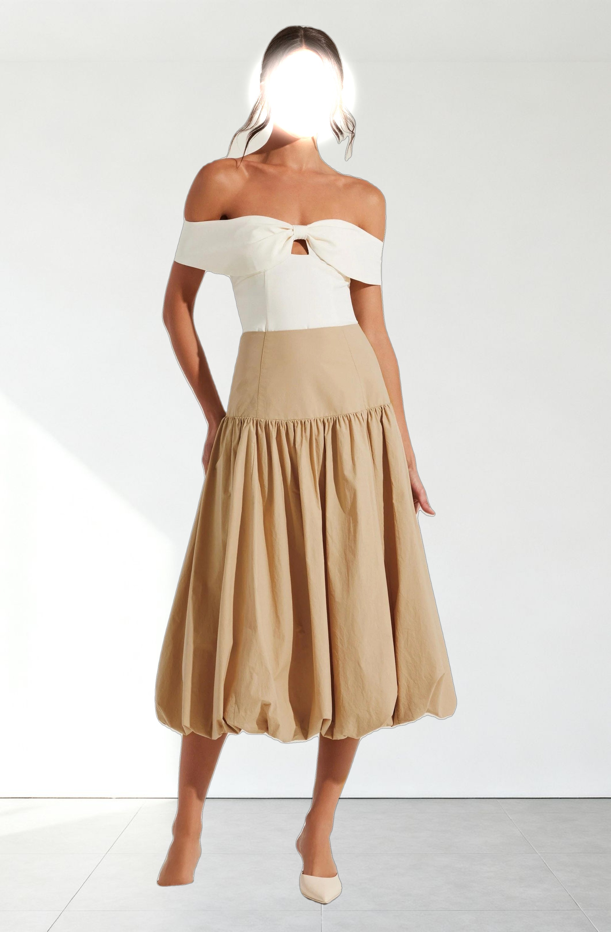 Laryn Drop Waist Bubble Skirt