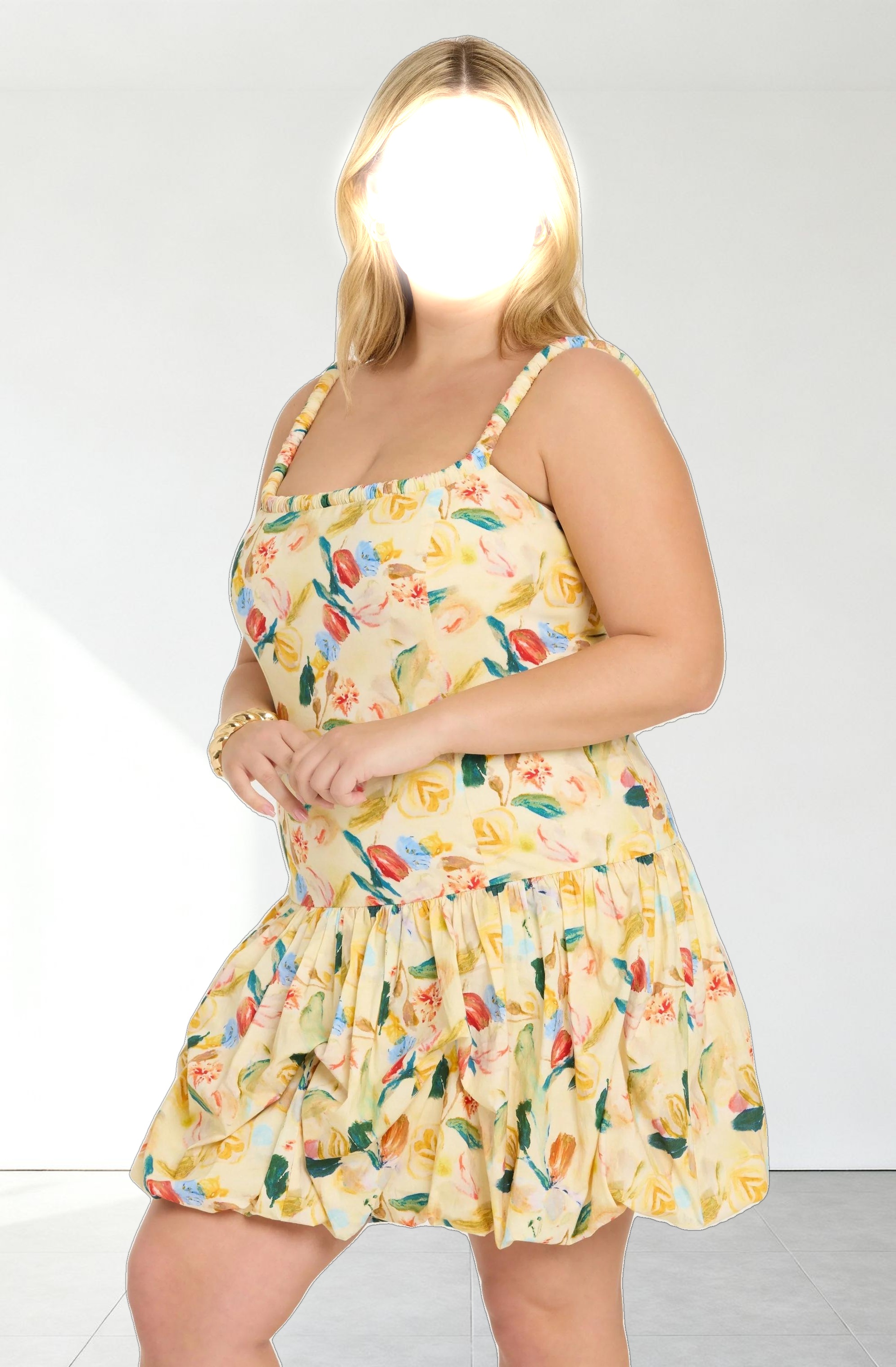 Keyla Drop Waist Bubble Dress