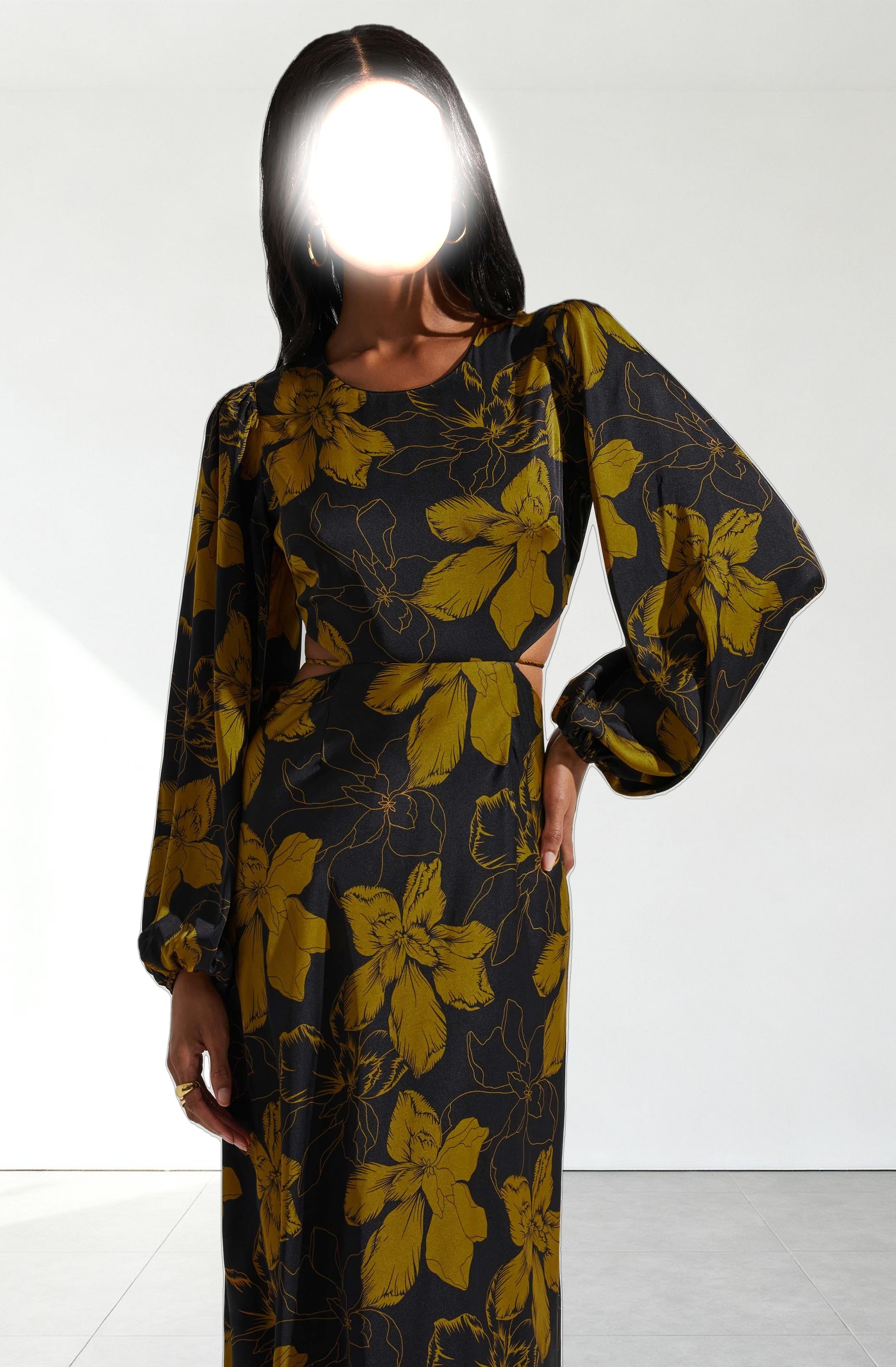 Quinn Floral Cutout Maxi Dress