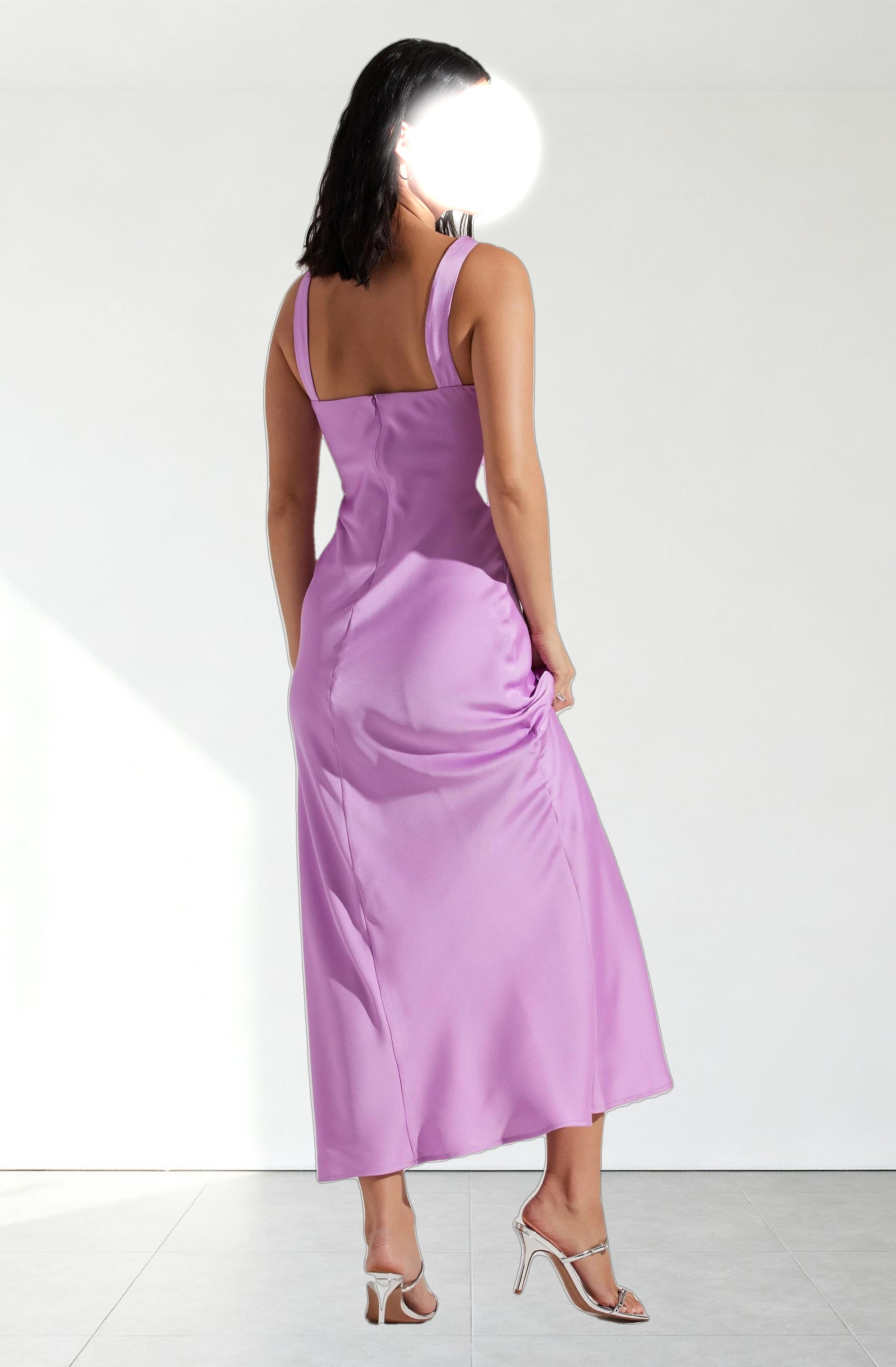 Stacie Satin Maxi Dress