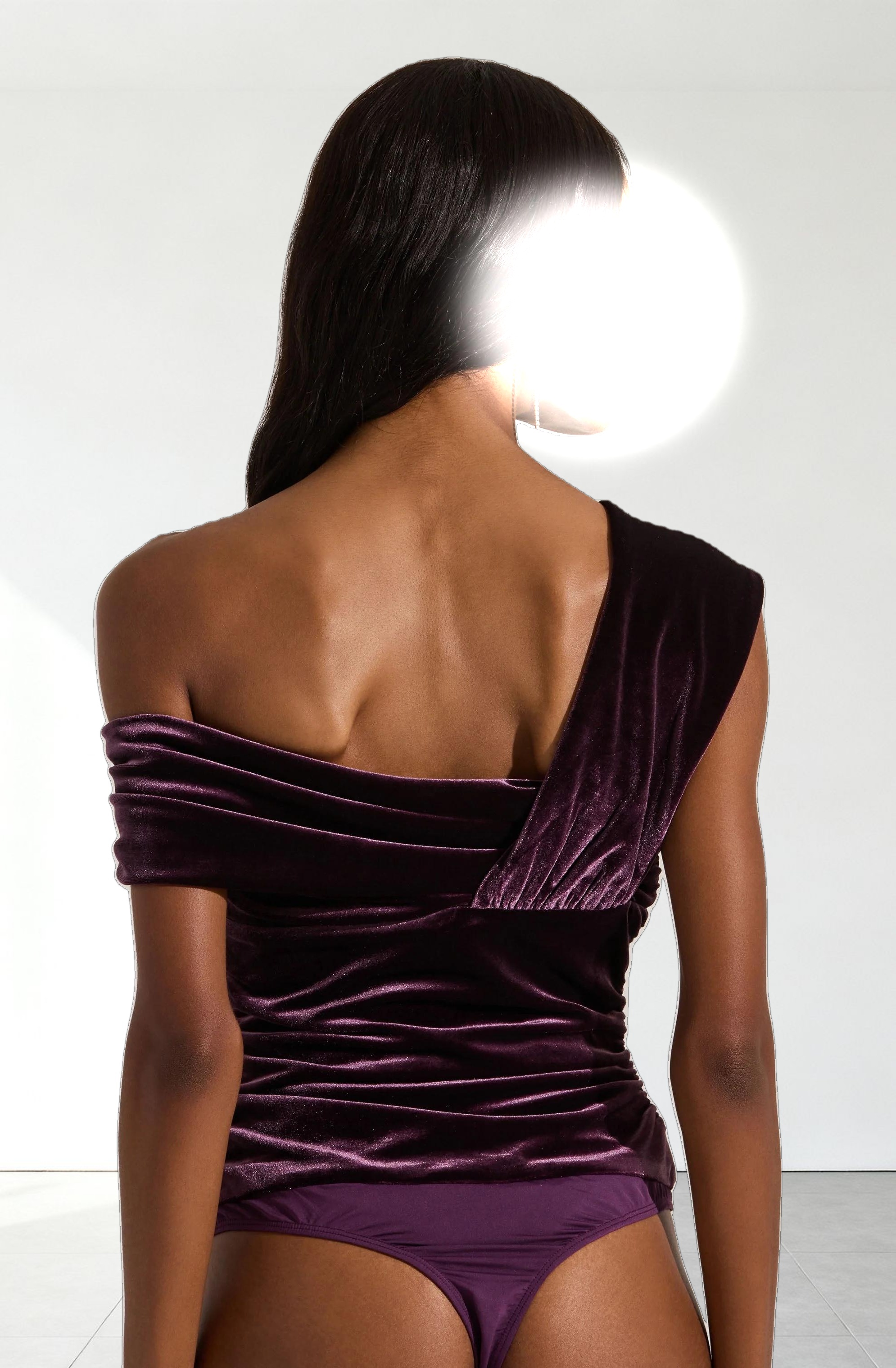 Nera Velvet Off Shoulder Bodysuit