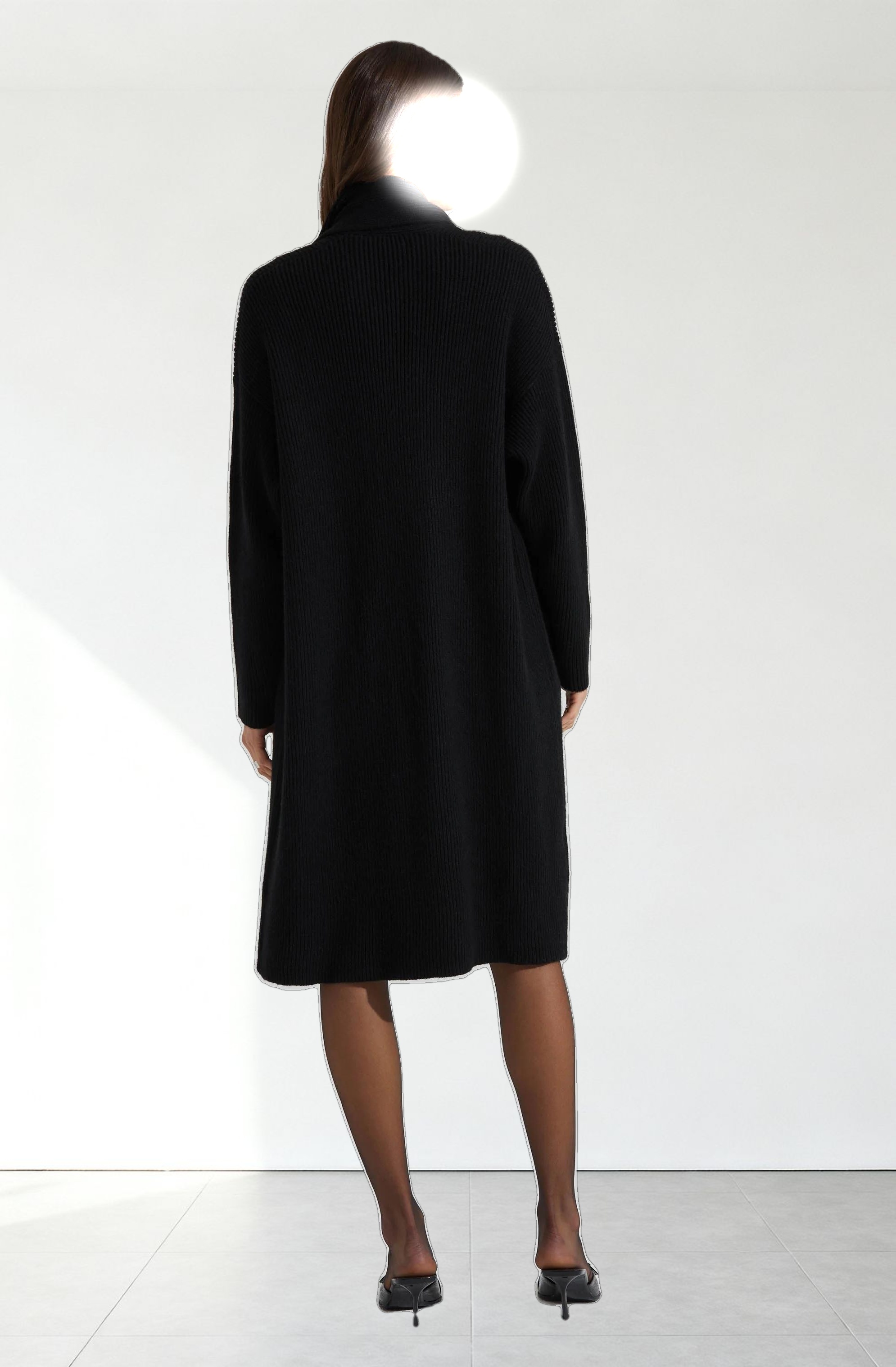 Noemi Ribbed Scarf Cardigan