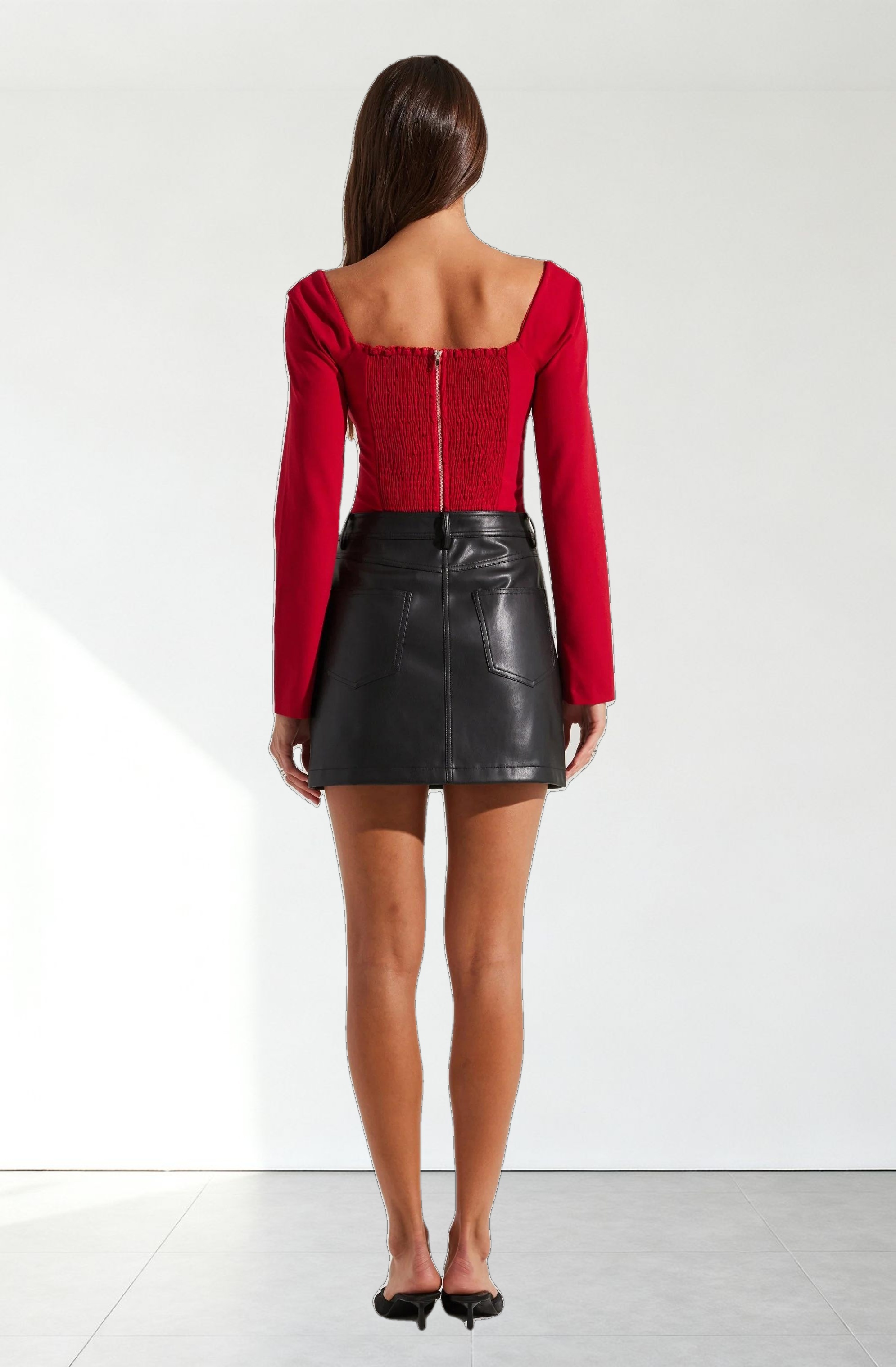 Whitley Peekaboo Contrast Top
